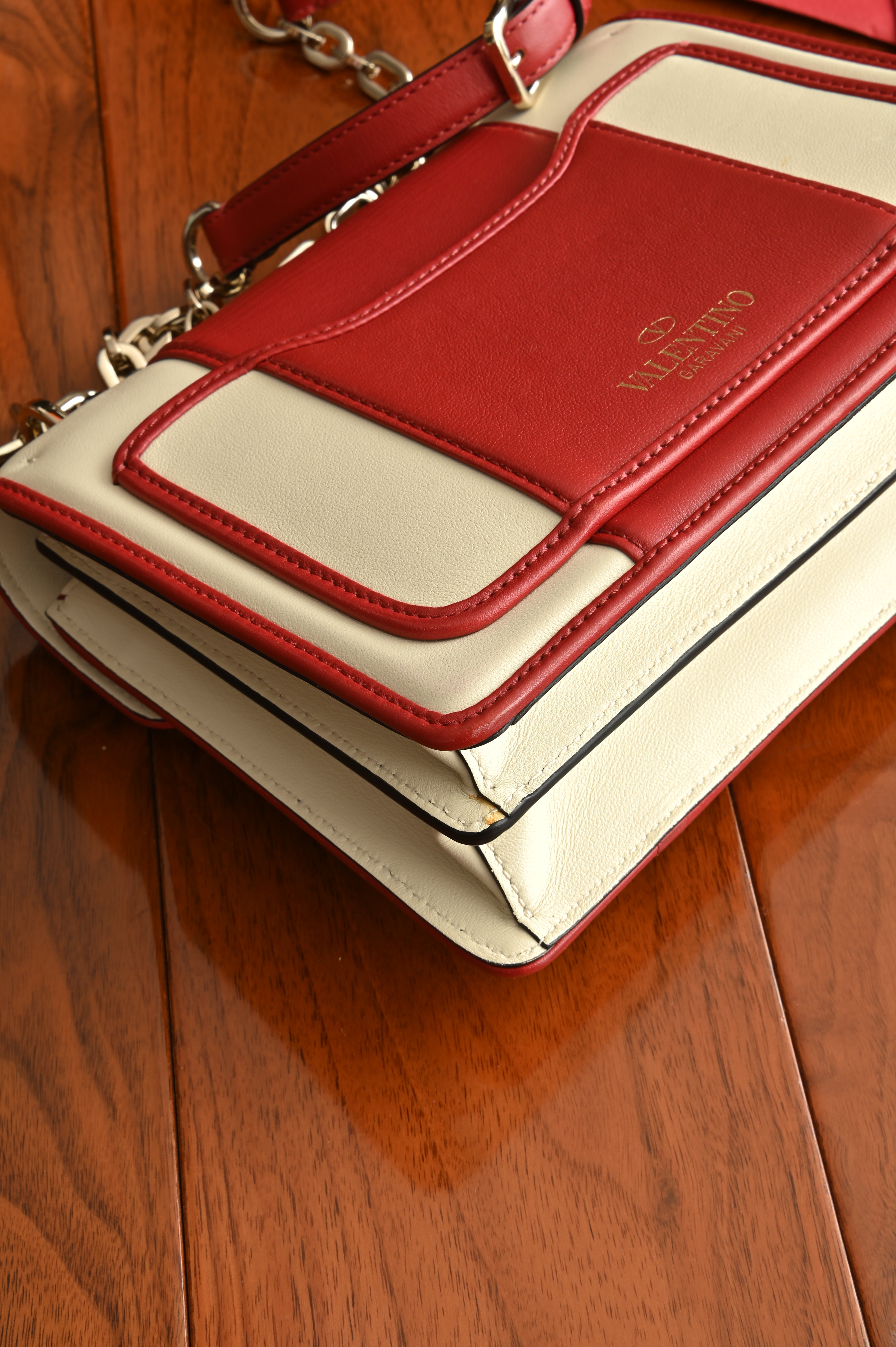 Valentino Garavani Uptown Leather Shoulder Bag