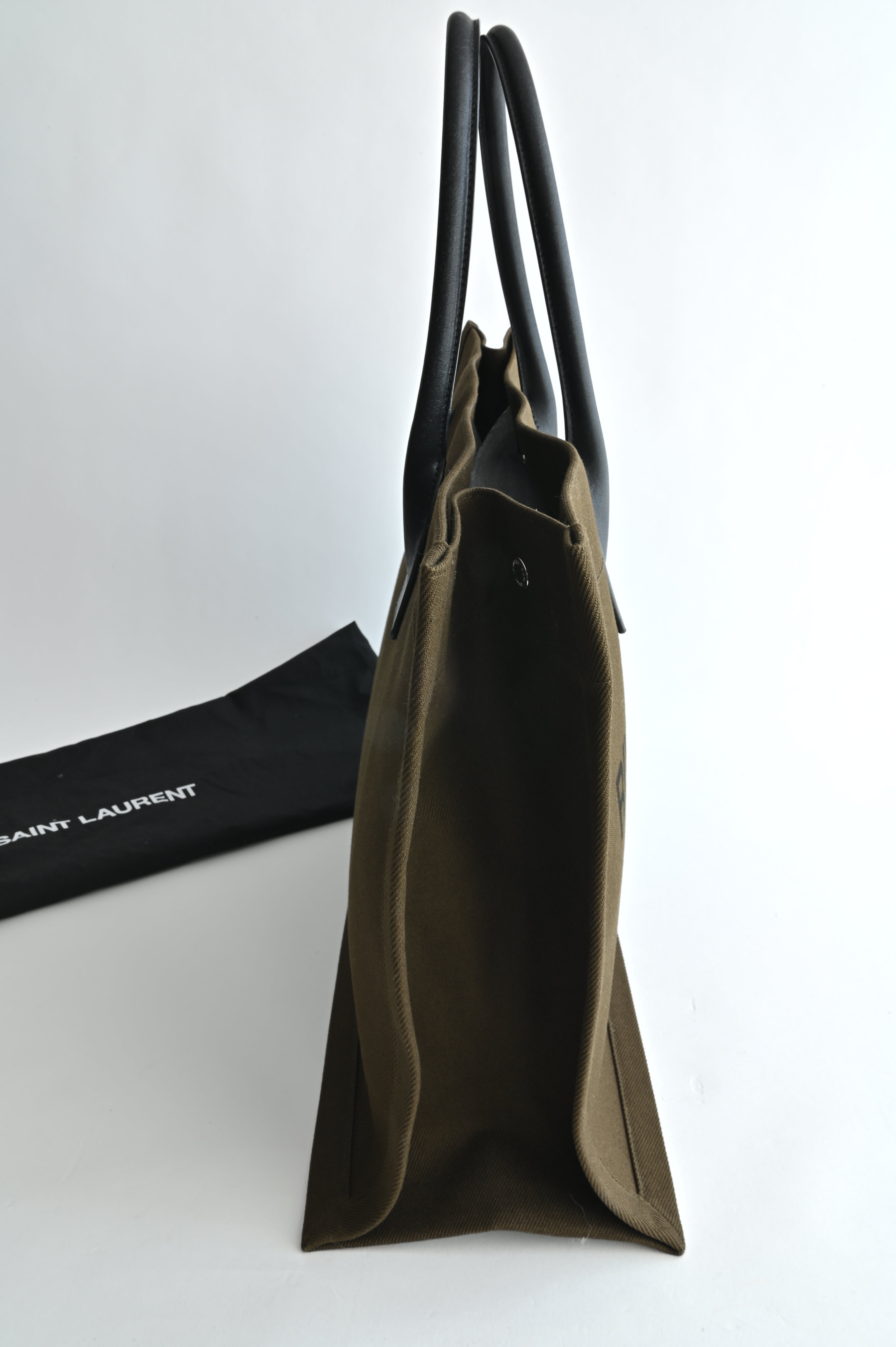 Saint Laurent RIVE GAUCHE Large Tote Bag in Smooth Leather