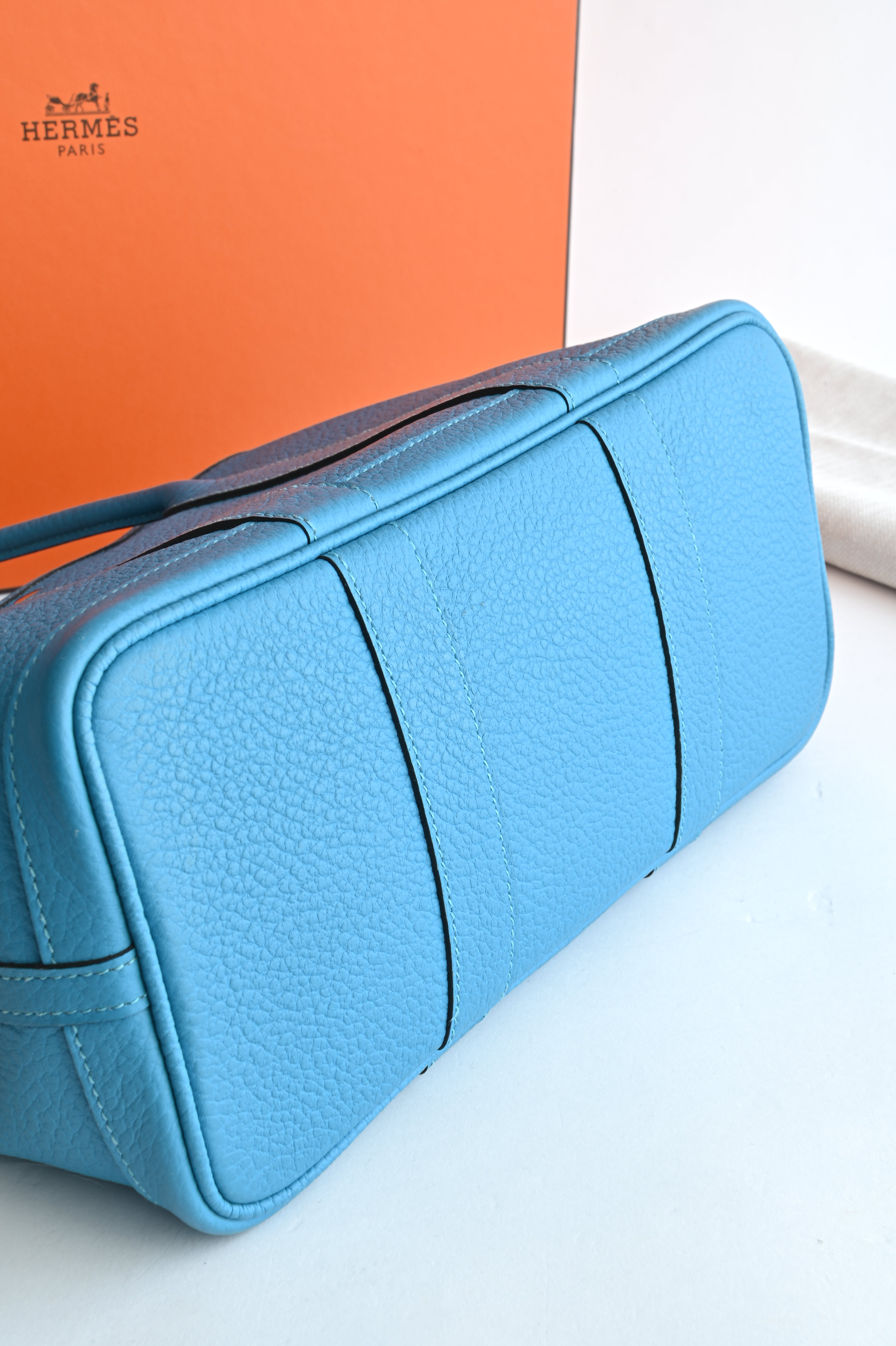 Hermès Garden Party Bag in blue