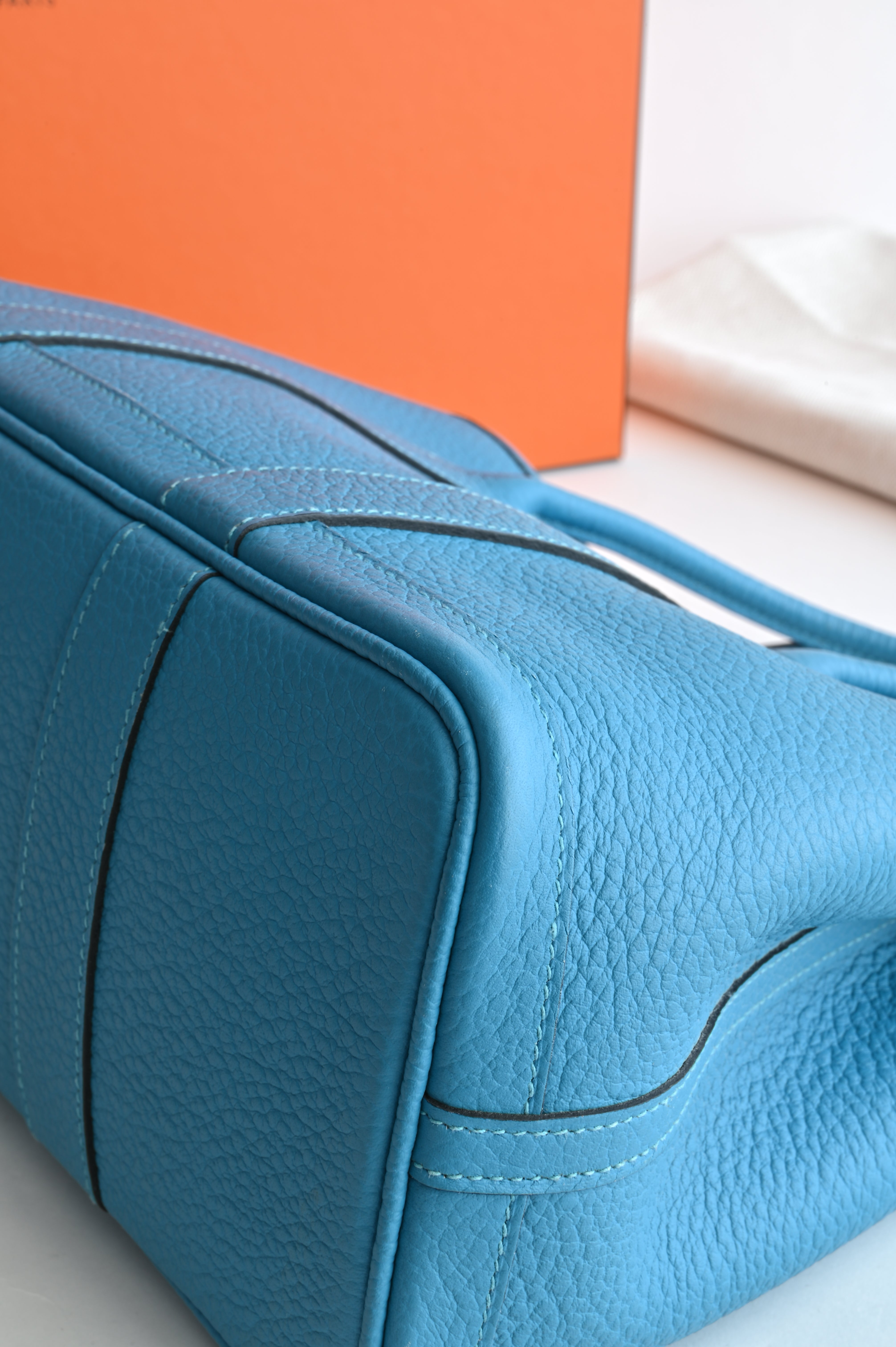 Hermès Garden Party Bag in blue