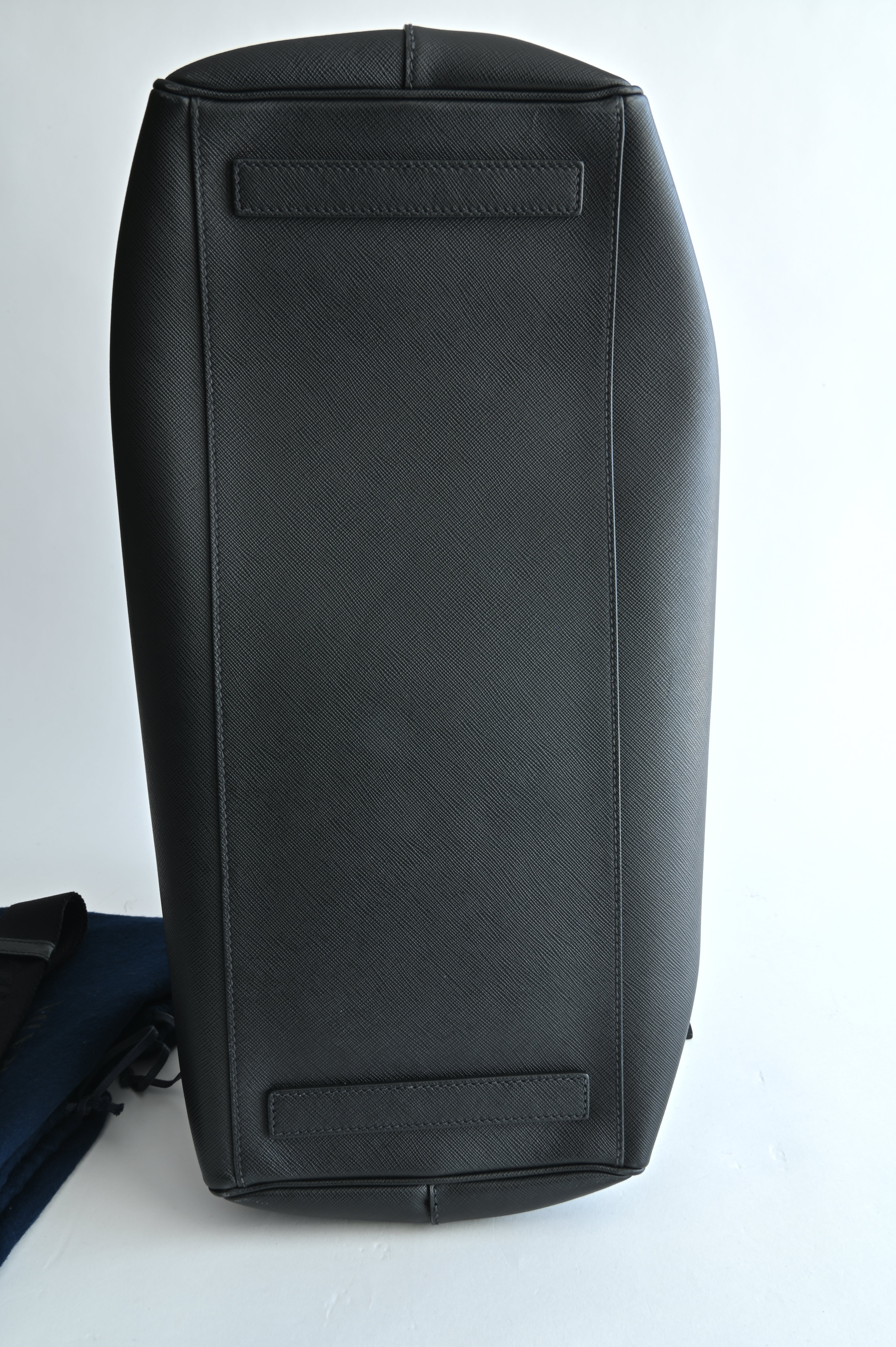 Prada Black Saffiano Leather Tote Bag