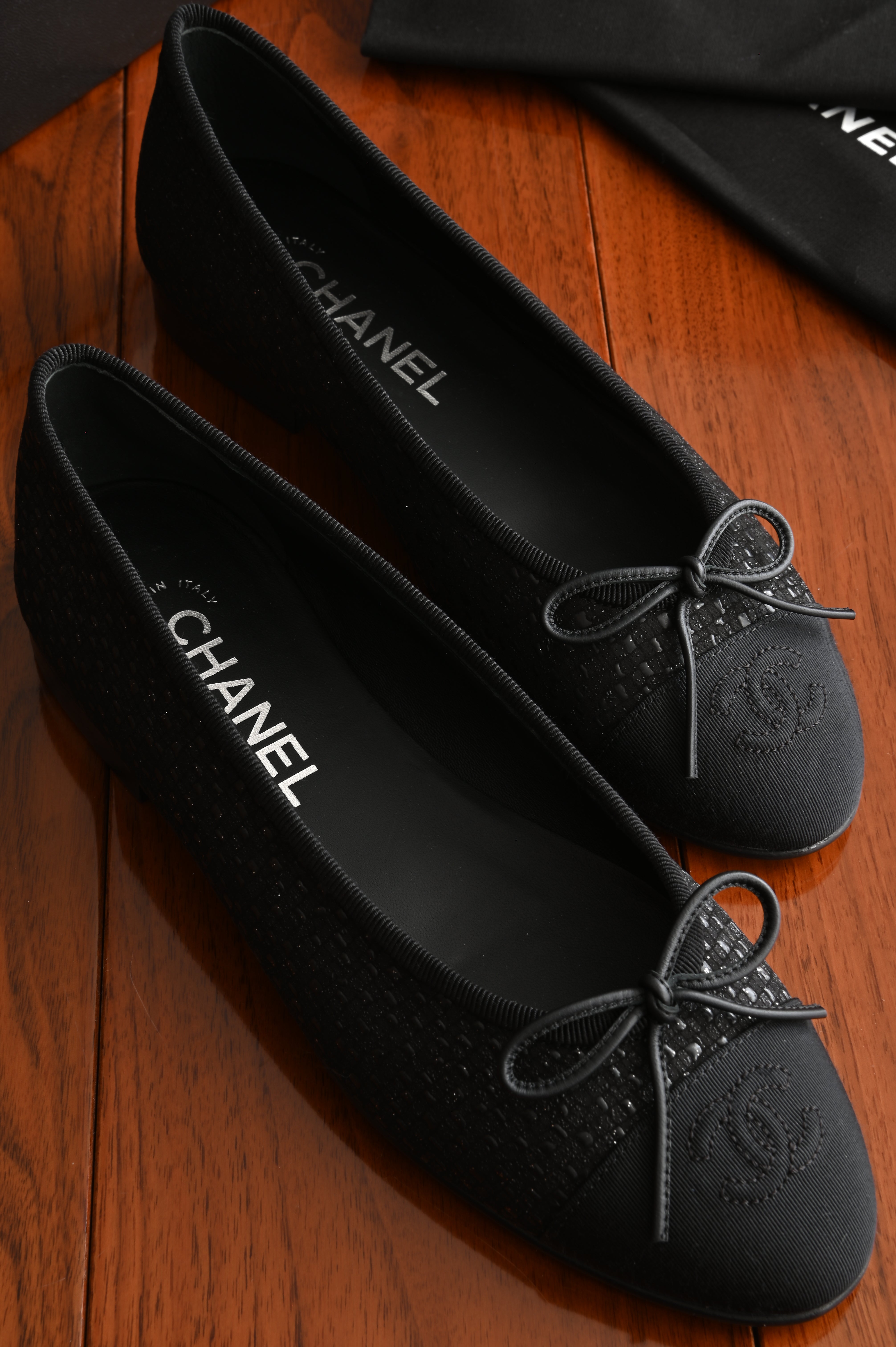 Chanel Canvas Ballerina Shoes
