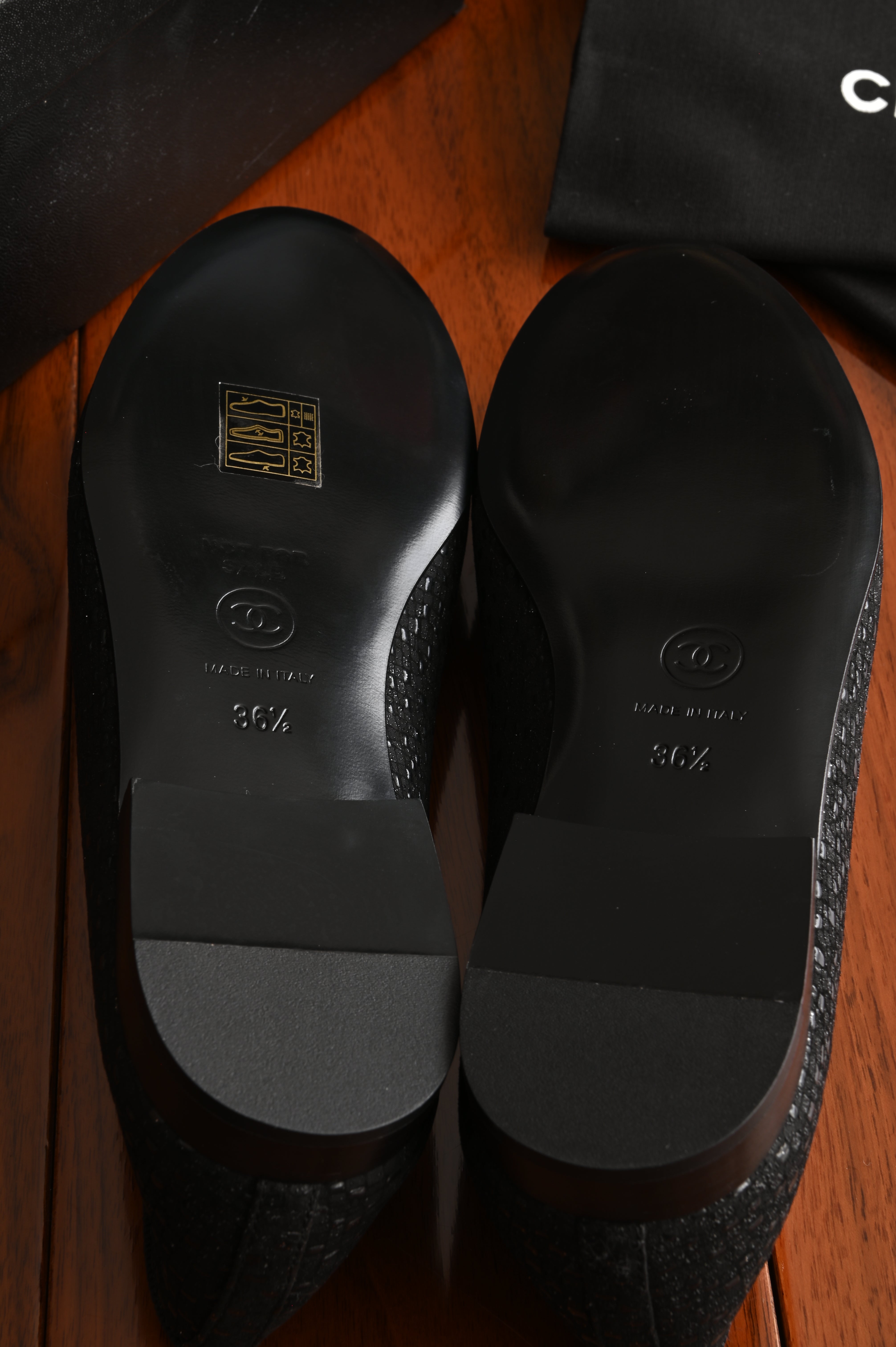 Chanel Canvas Ballerina Shoes