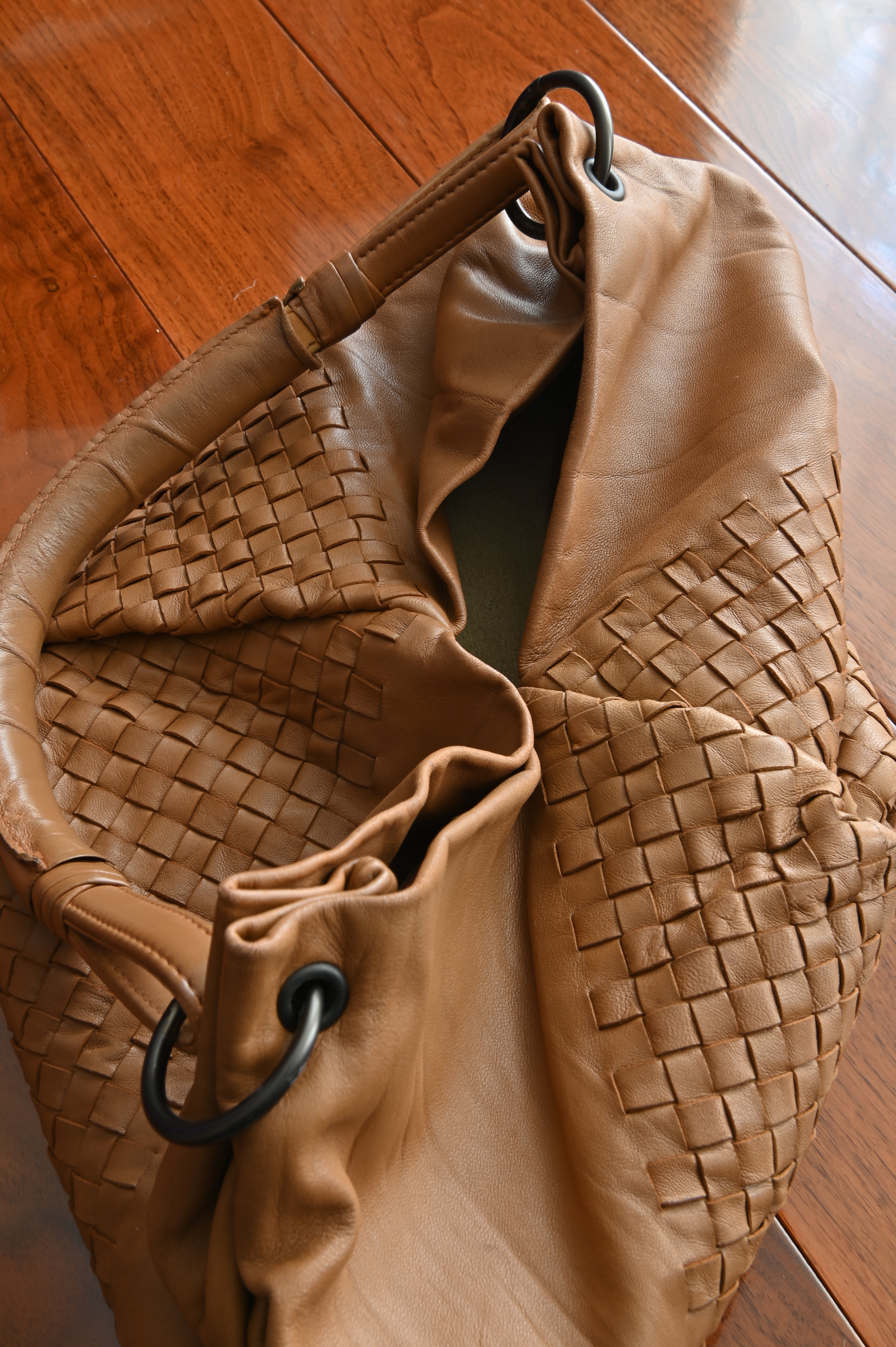 Bottega Veneta Vintage Aquilone Fortune Cookie hobo bag