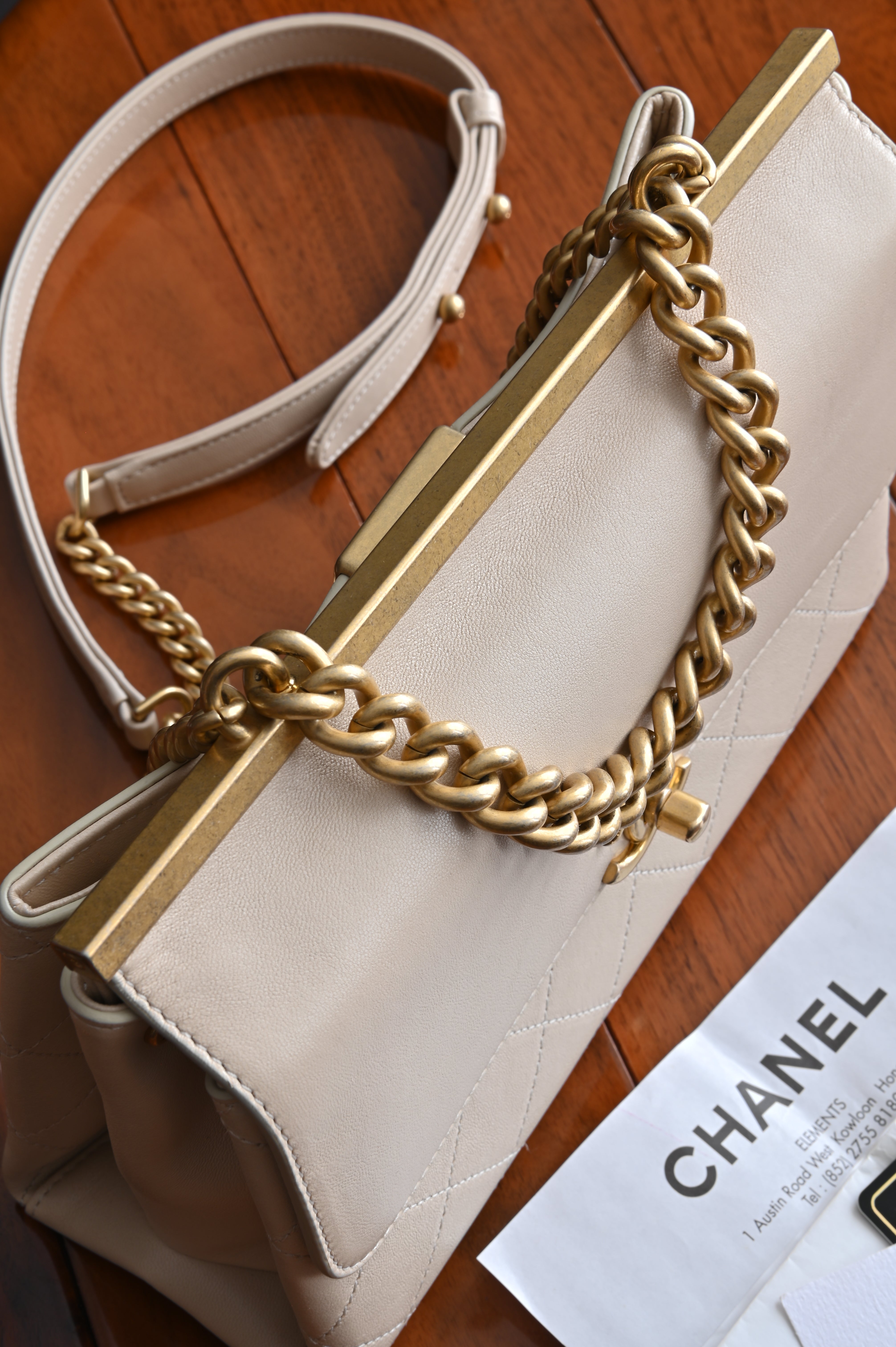 Chanel Quilted Lamb Coco Lux Flap Bag