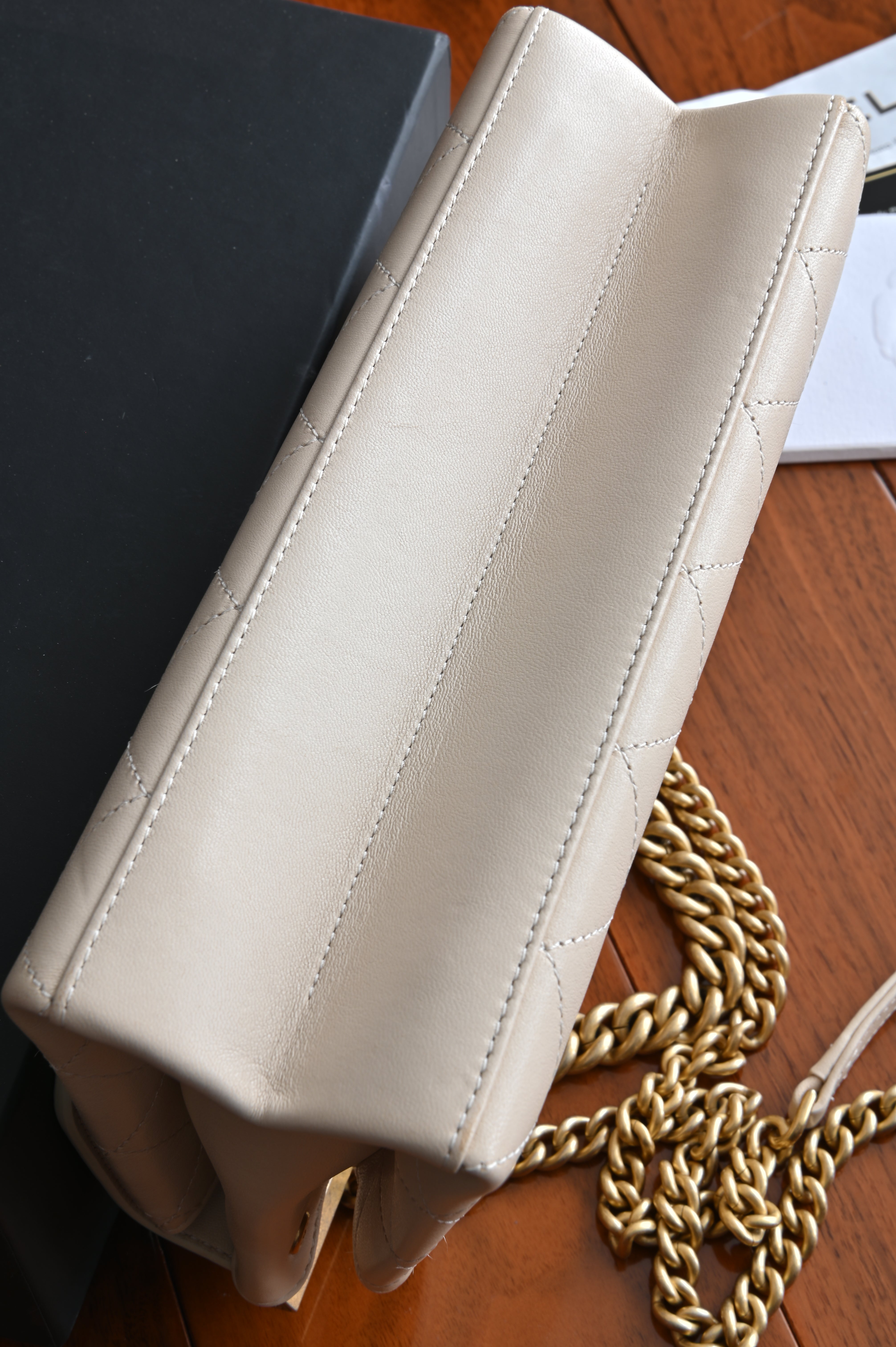 Chanel Quilted Lamb Coco Lux Flap Bag