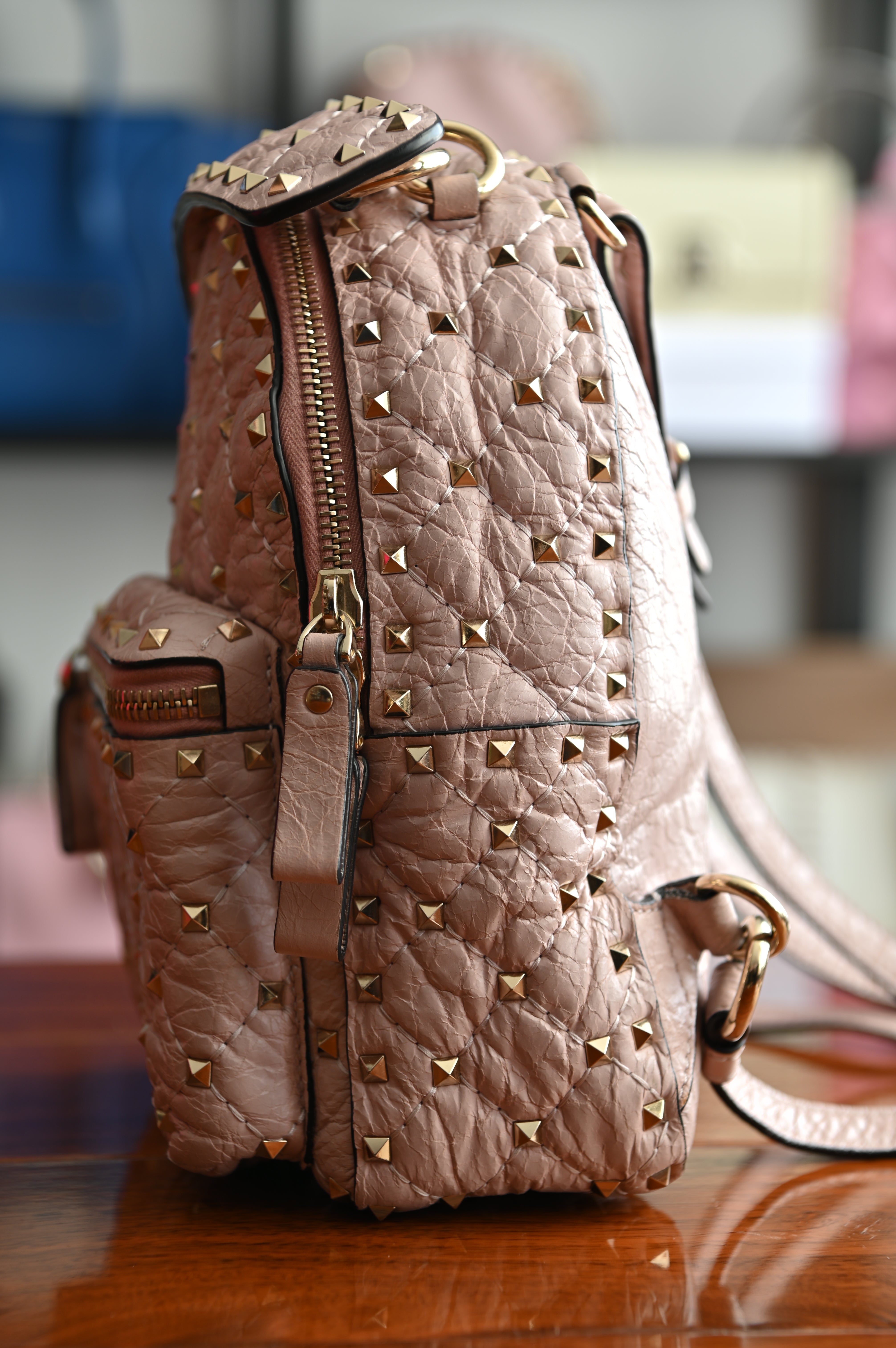 Valentino Garavani Rockstud Spike Quilted Leather Mini backpack