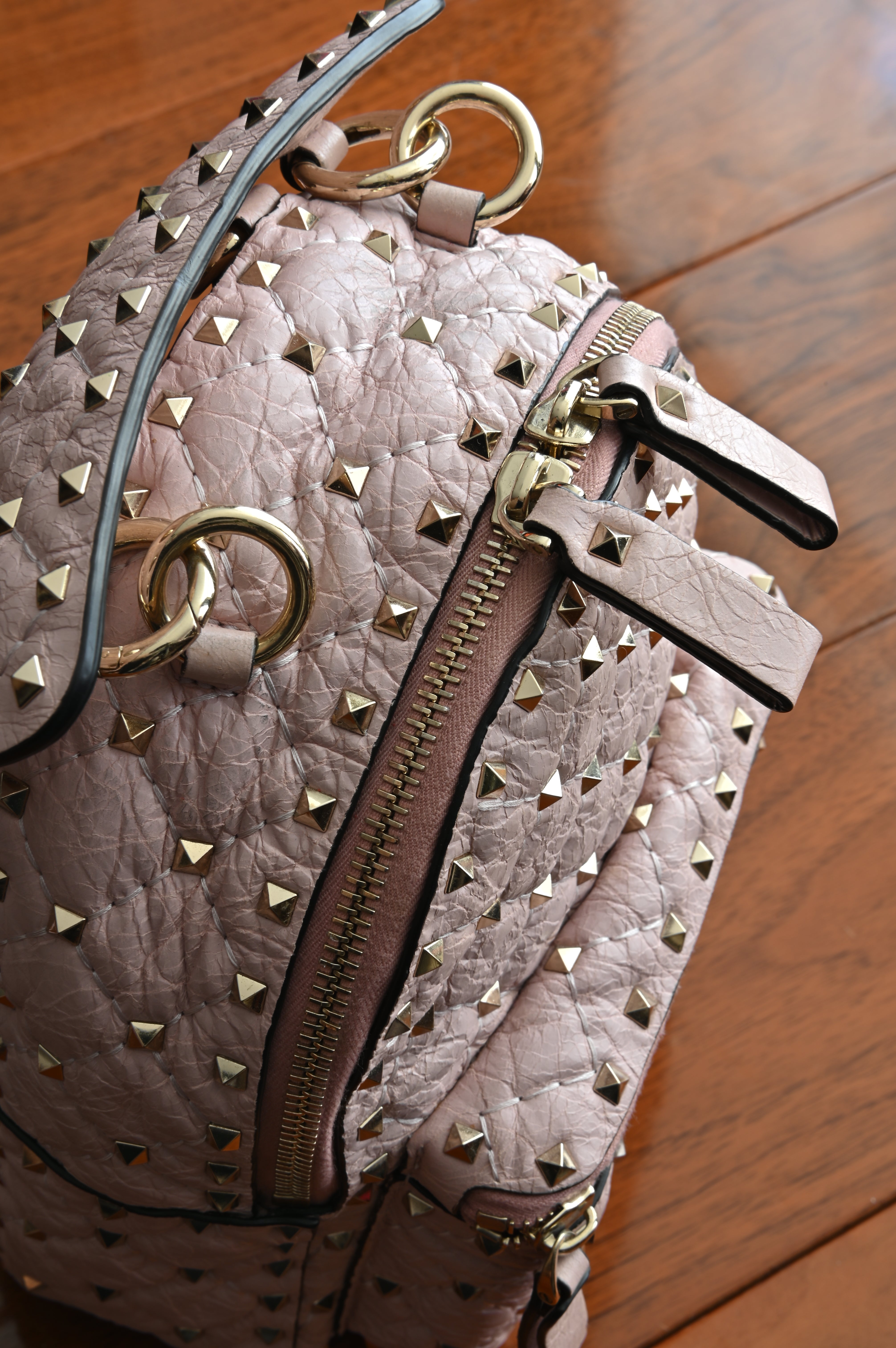 Valentino Garavani Rockstud Spike Quilted Leather Mini backpack