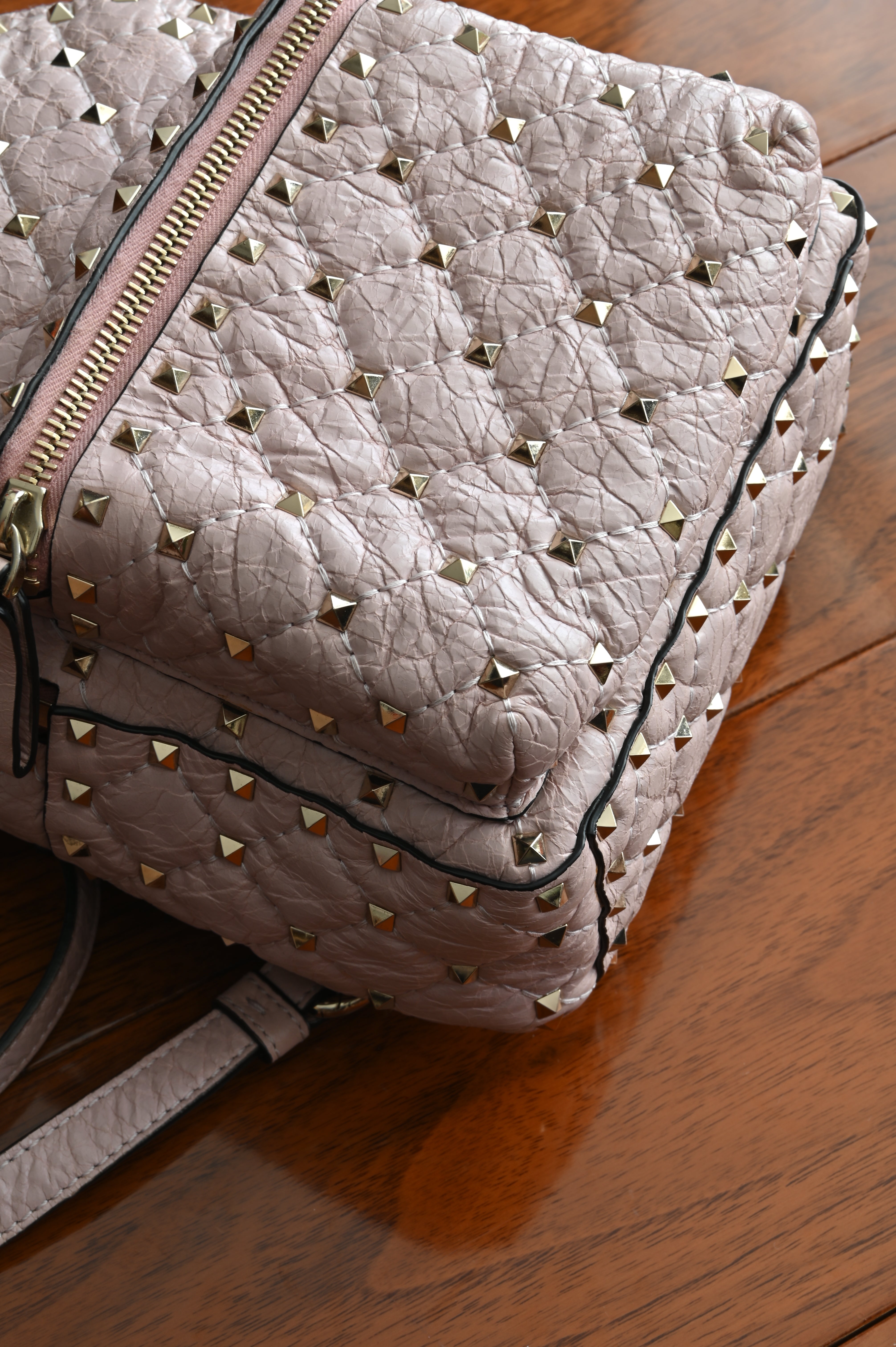 Valentino Garavani Rockstud Spike Quilted Leather Mini backpack