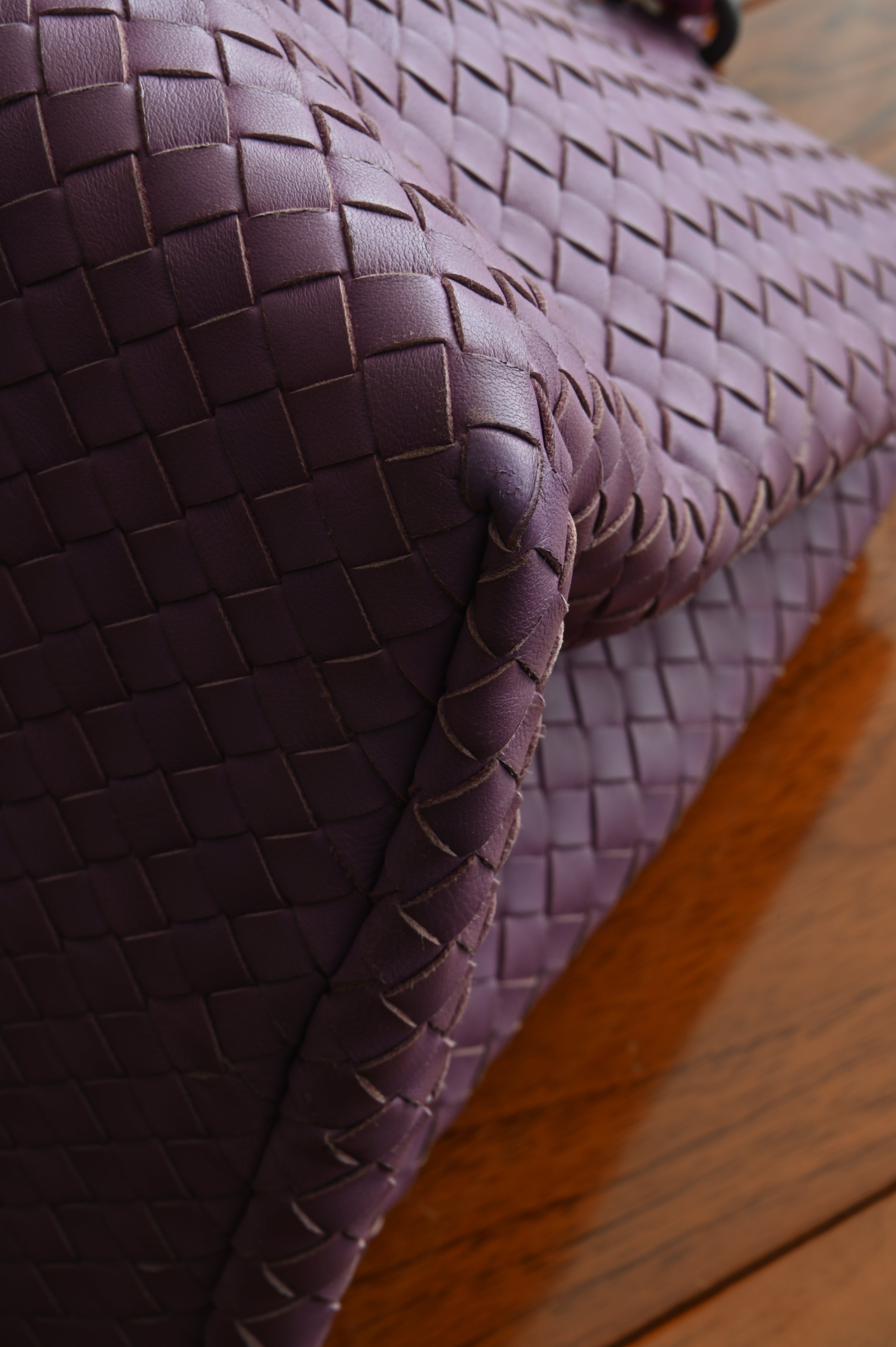 Bottega Veneta Nappa Intrecciatto large tote bag in purple
