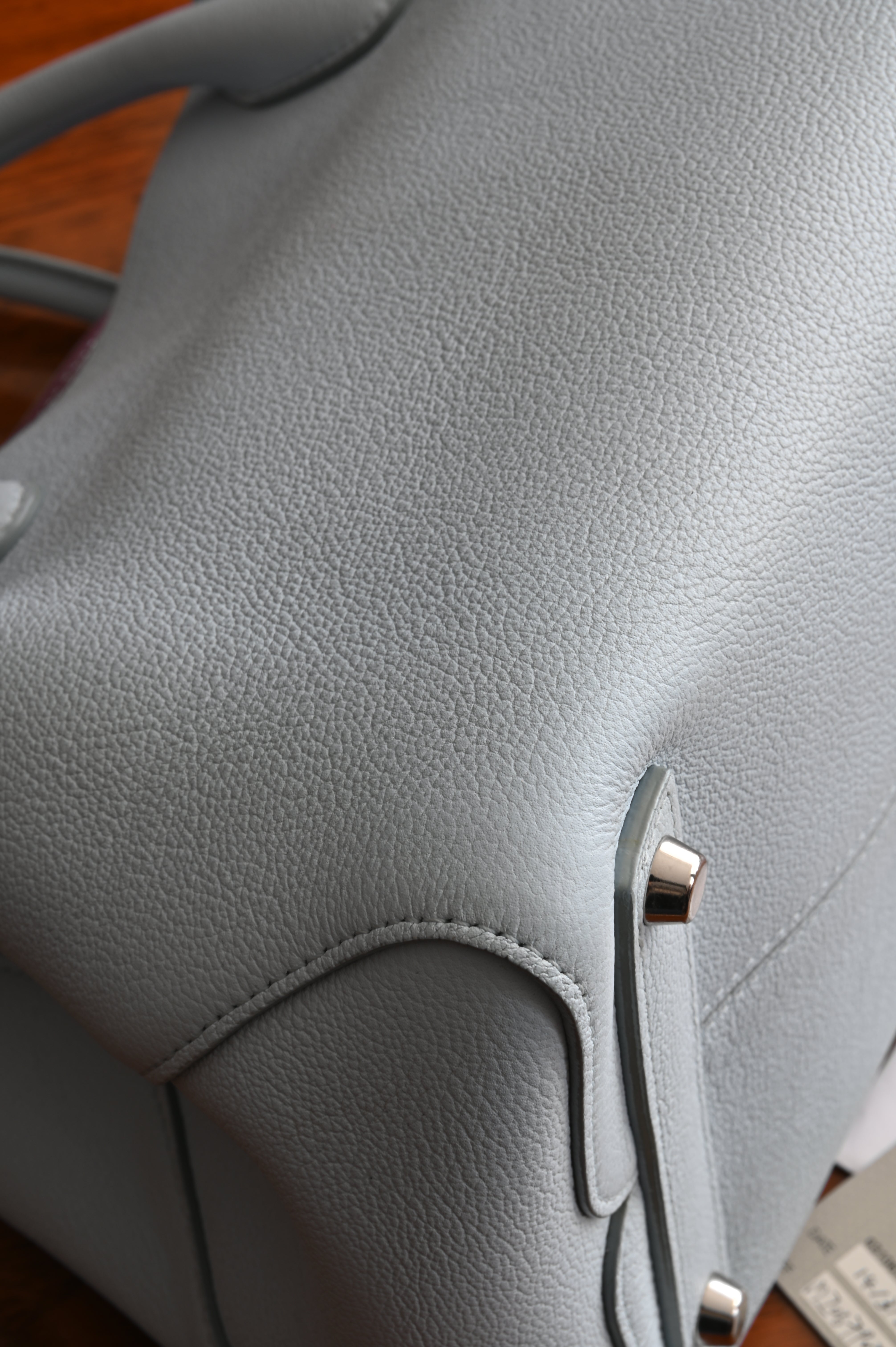 Christian Dior Open Bar Tote in soft baby blue