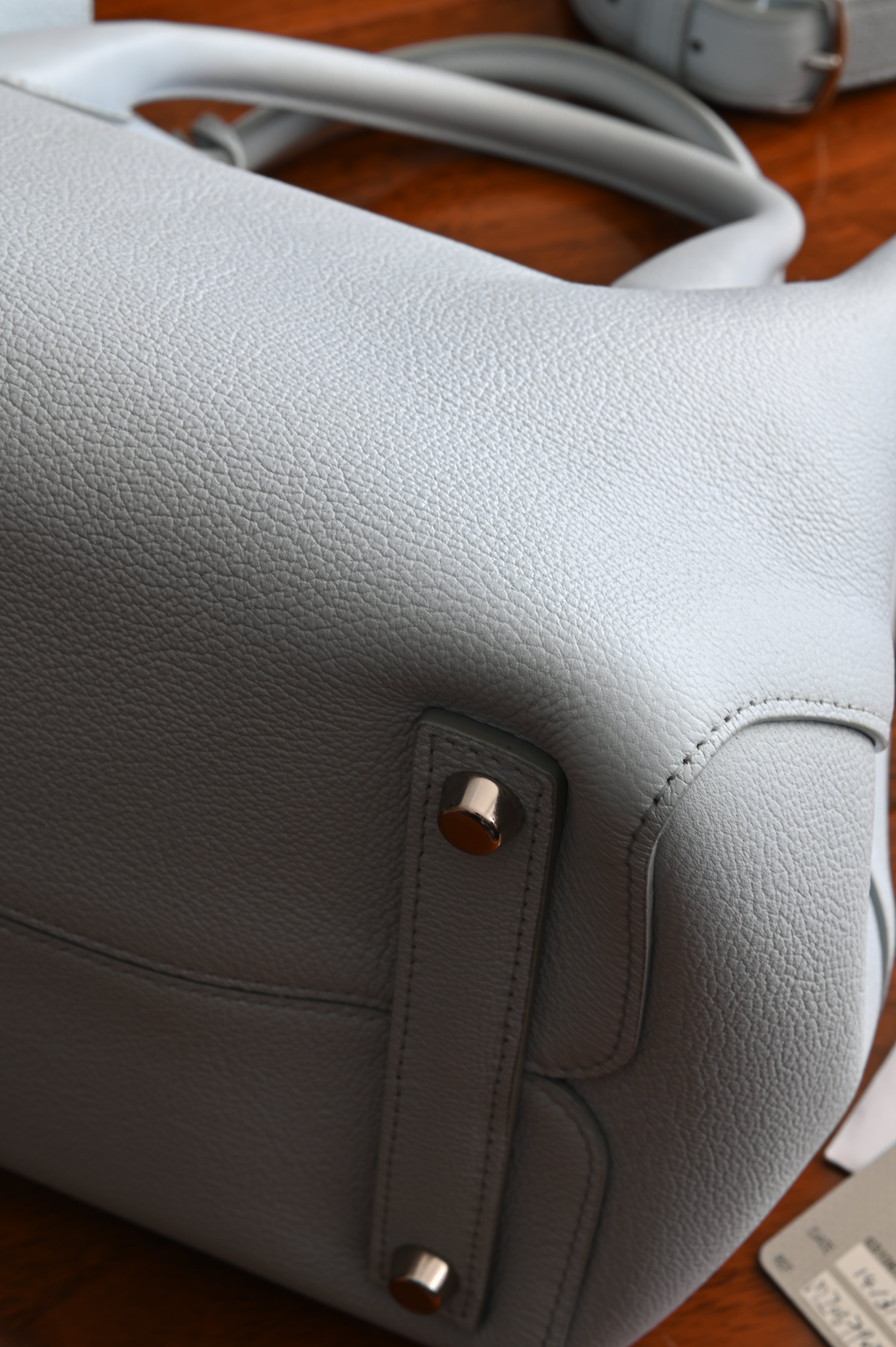 Christian Dior Open Bar Tote in soft baby blue