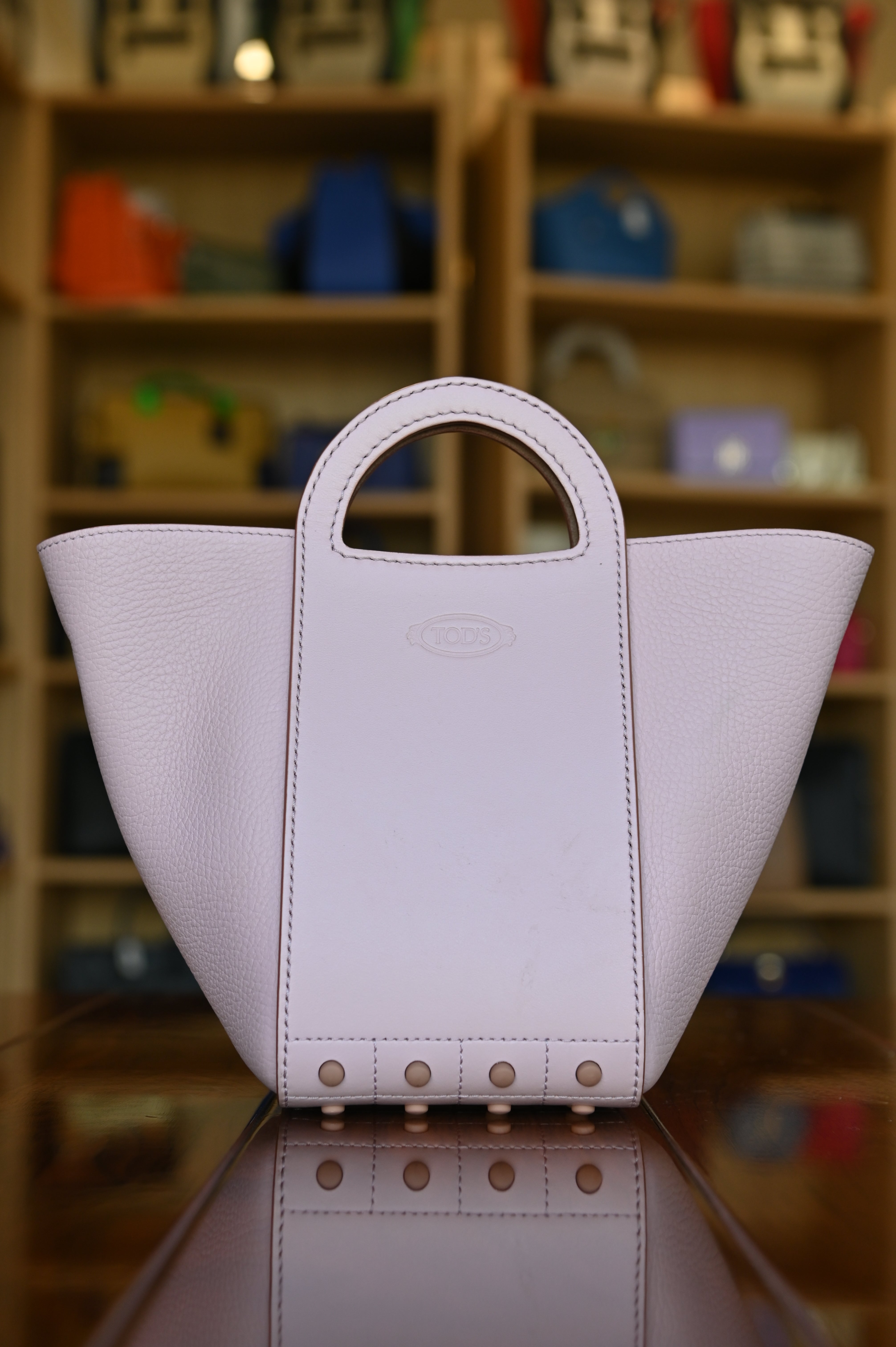 Tod's Pink Small Bucket Shoulder Bag