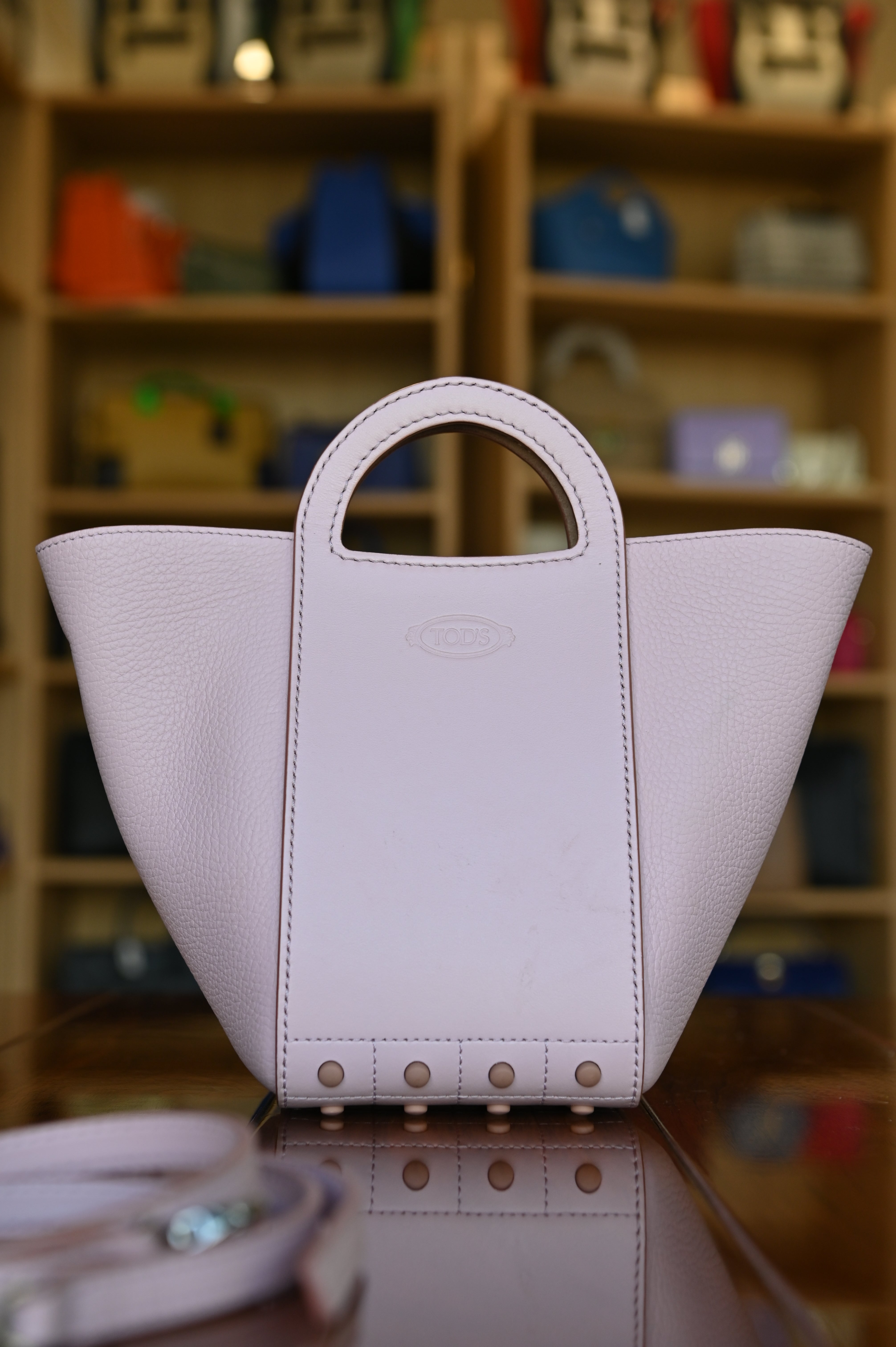 Tod's Pink Small Bucket Shoulder Bag