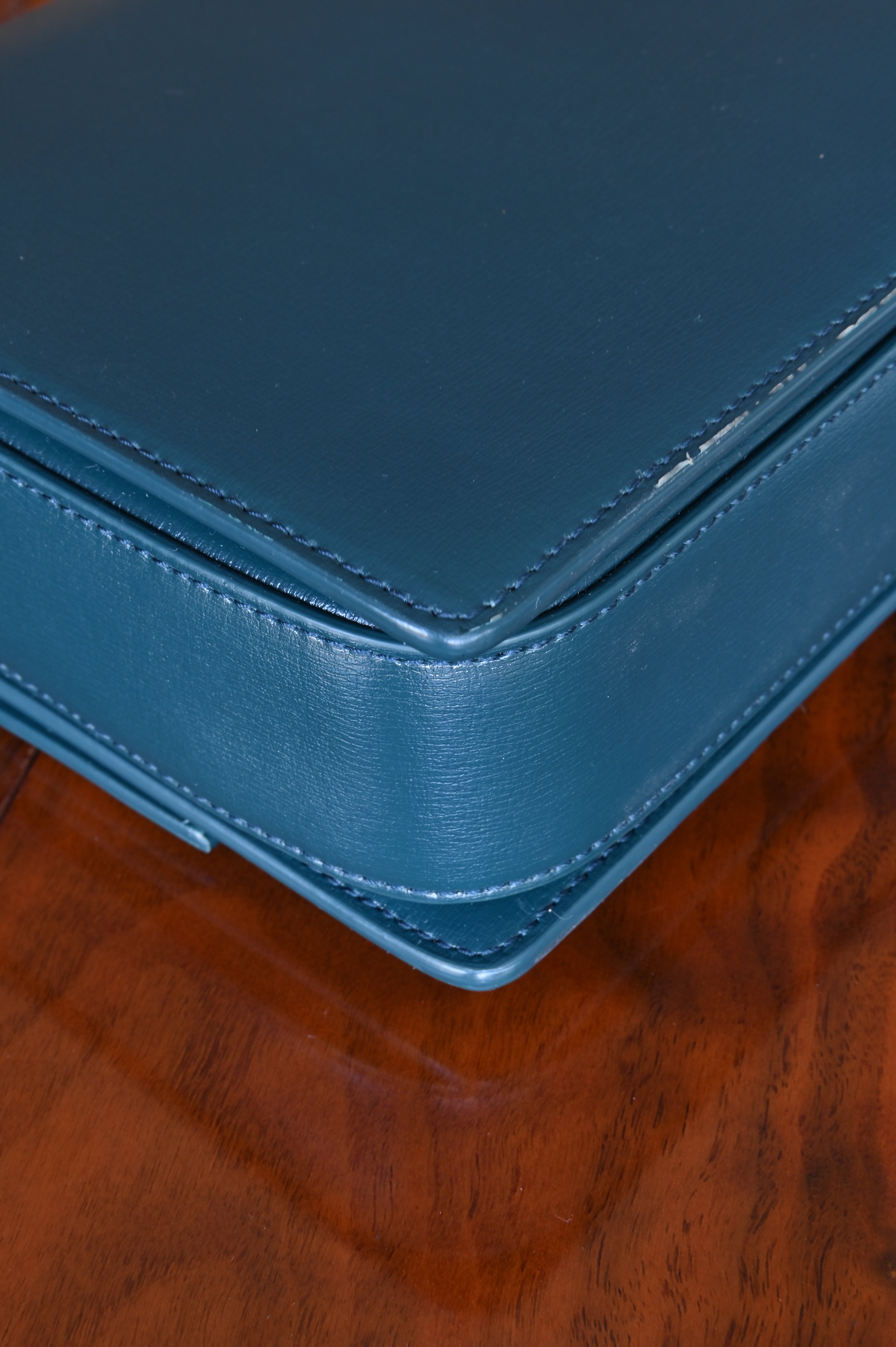 Saint Laurent Dark Green Bellechasse Shoulder Bag