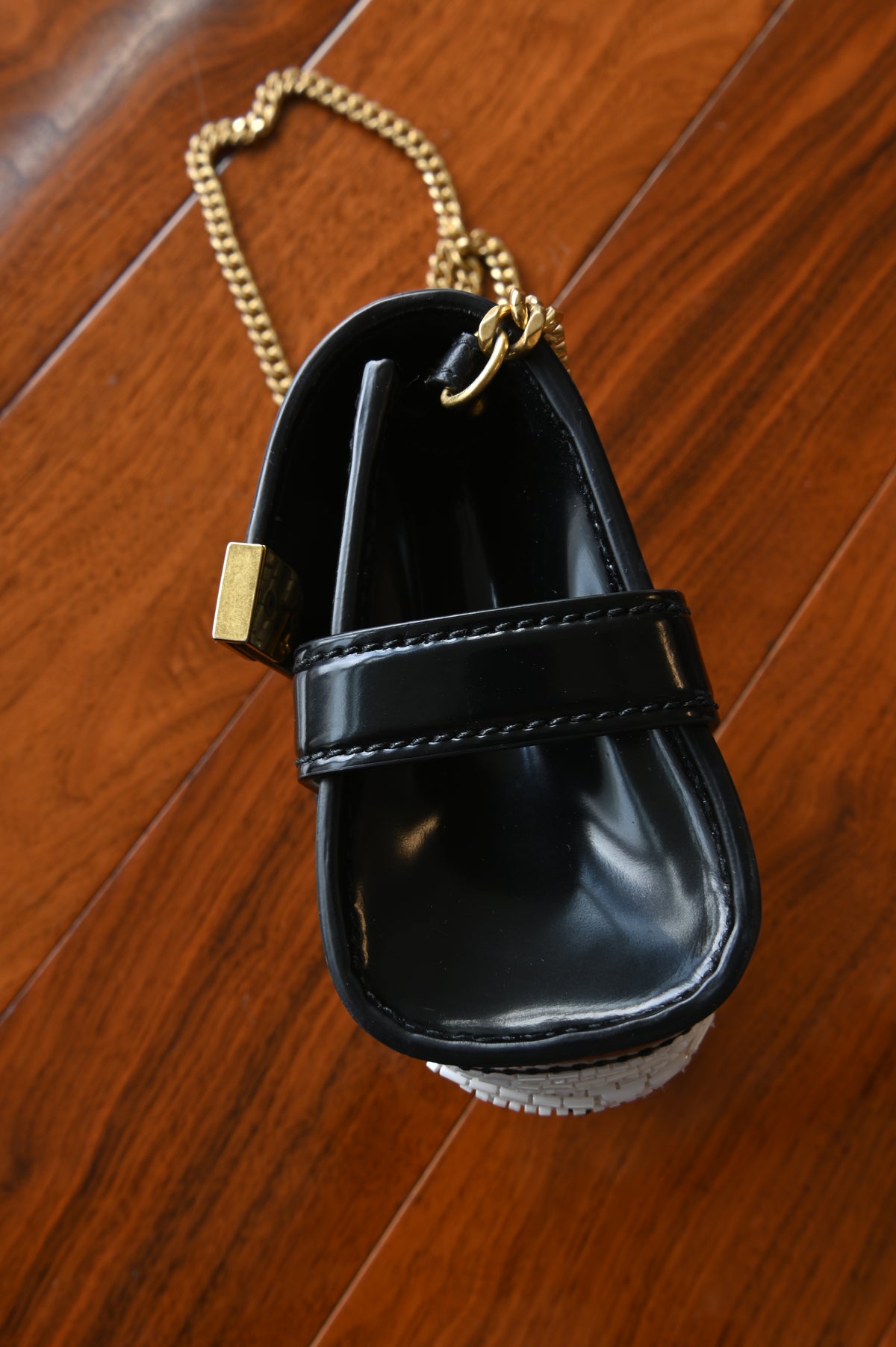 Balmain B Buzz Black White Shoulder Bag