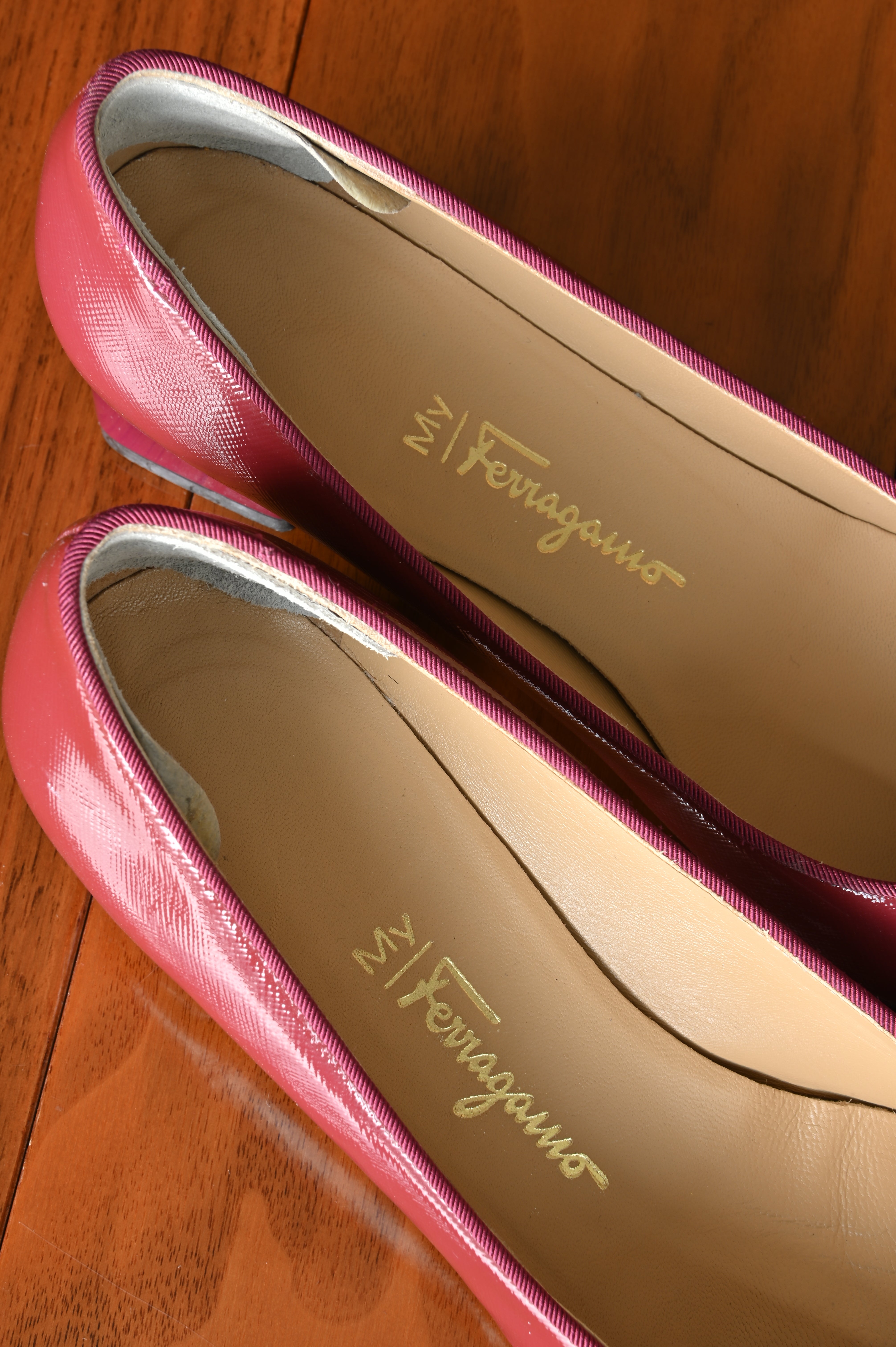 Salvatore Ferragamo Burgundy Red Pumps