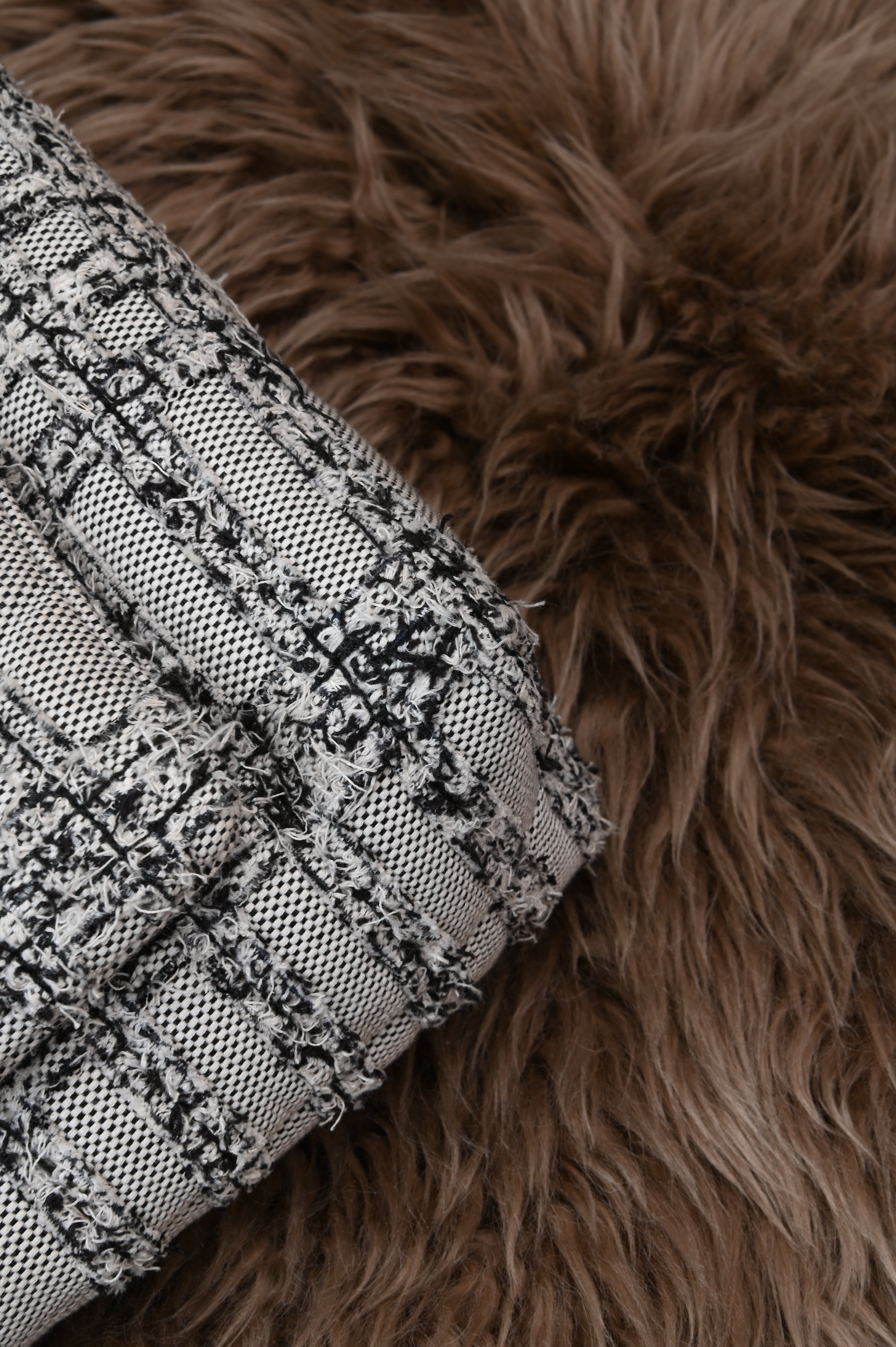 Burberry Small Lola Tweed Shoulder Bag