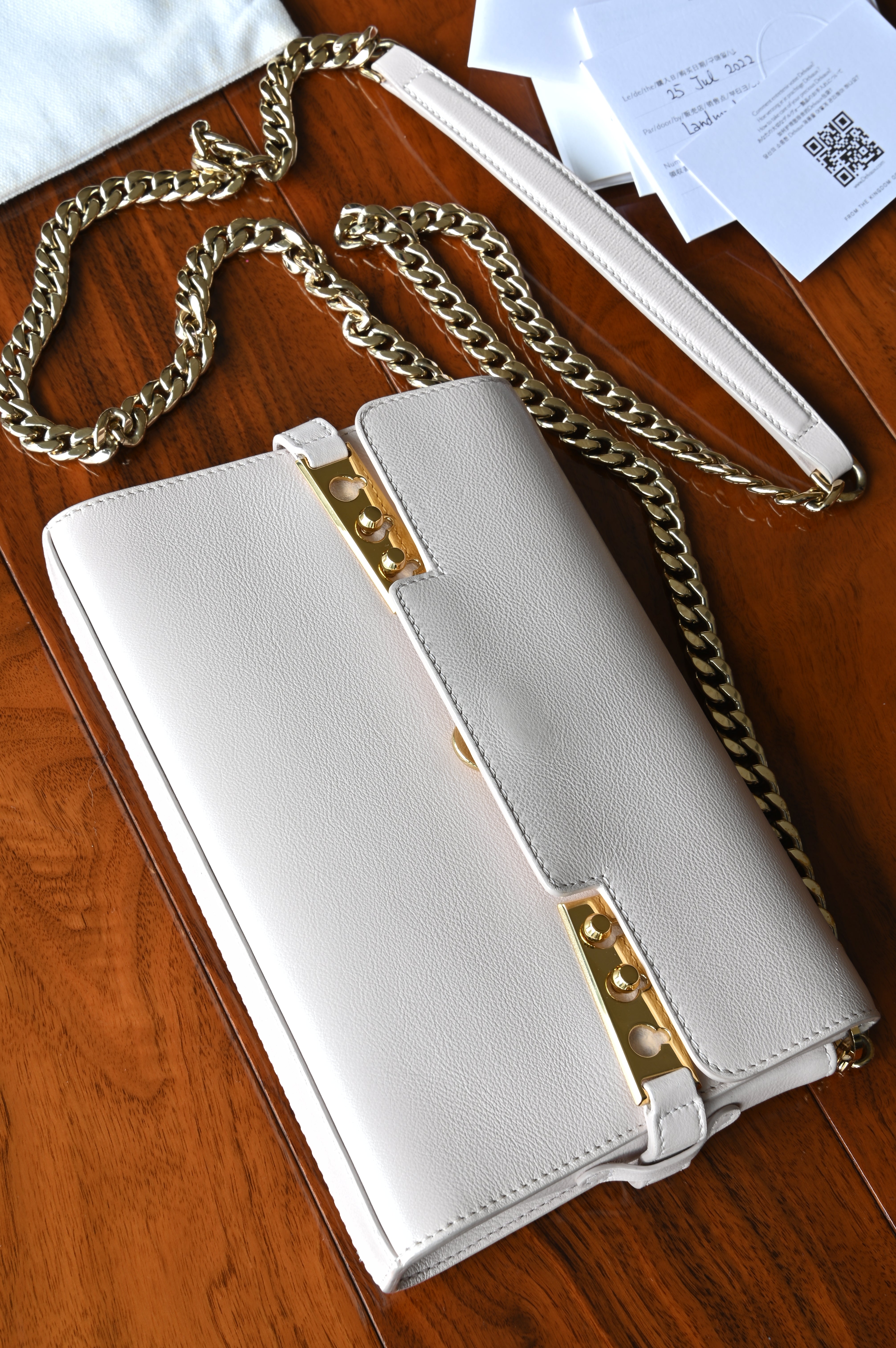 Delvaux Sesame Tempête Chain Shoulder Bag