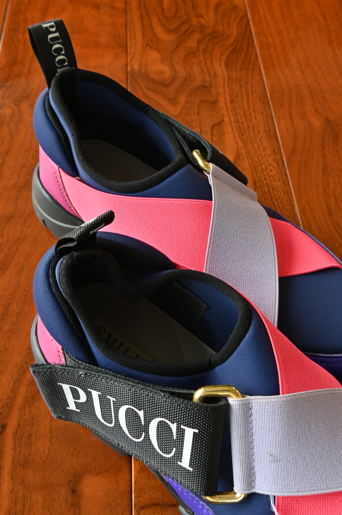 Emilio Pucci Tricolor Sports Sneakers back