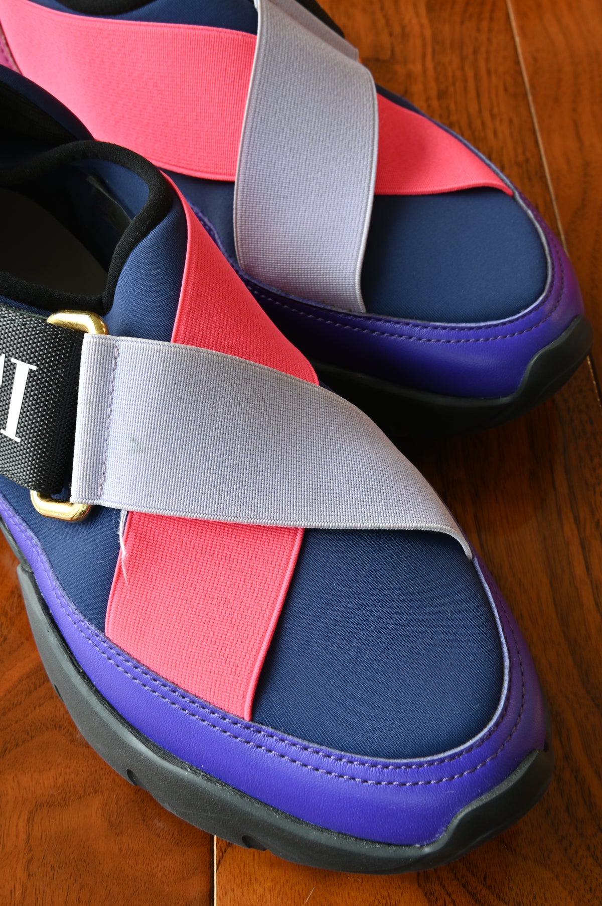 Emilio Pucci Tricolor Sports Sneakers front