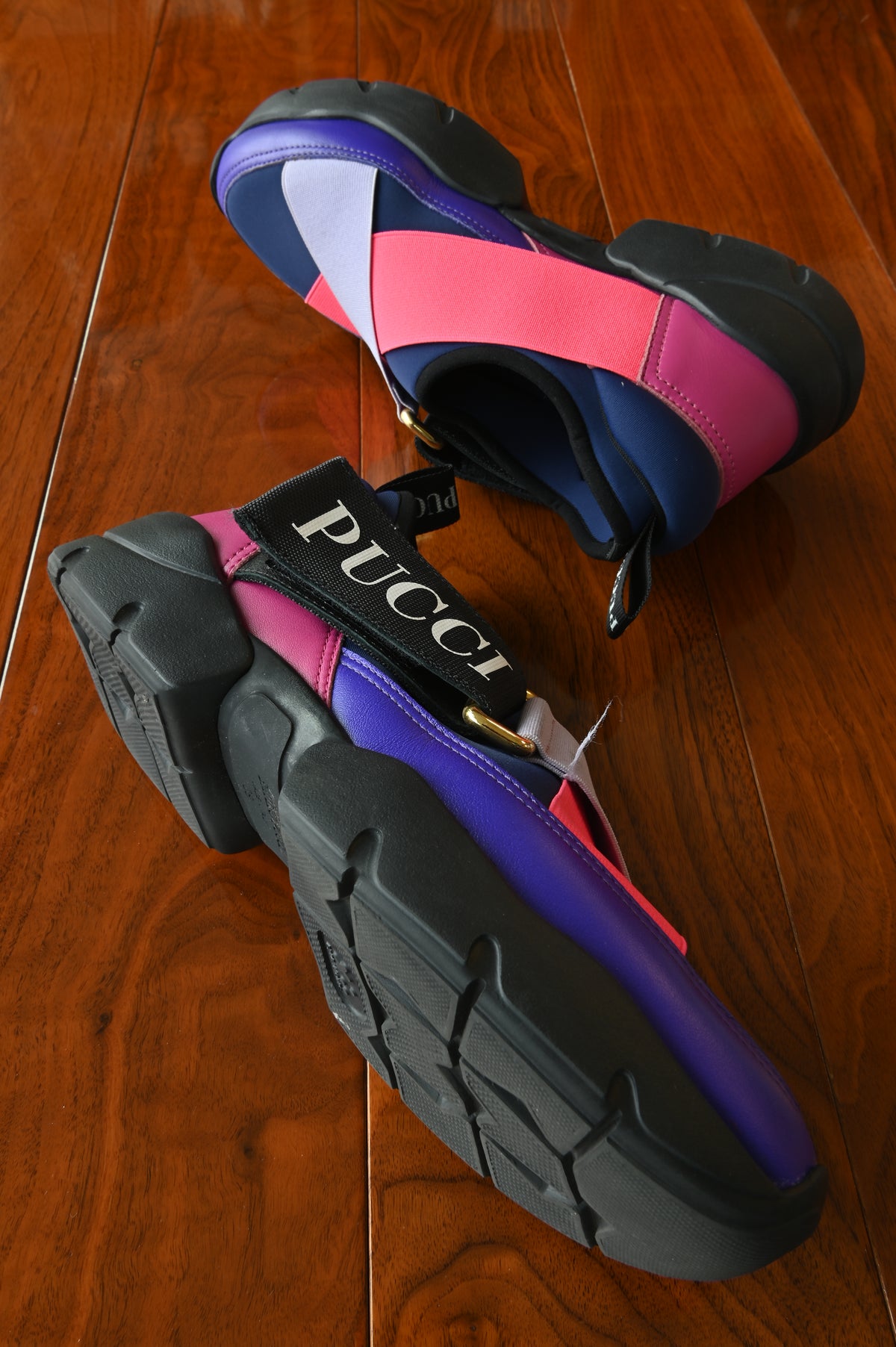 Emilio Pucci Tricolor Sports Sneakers side