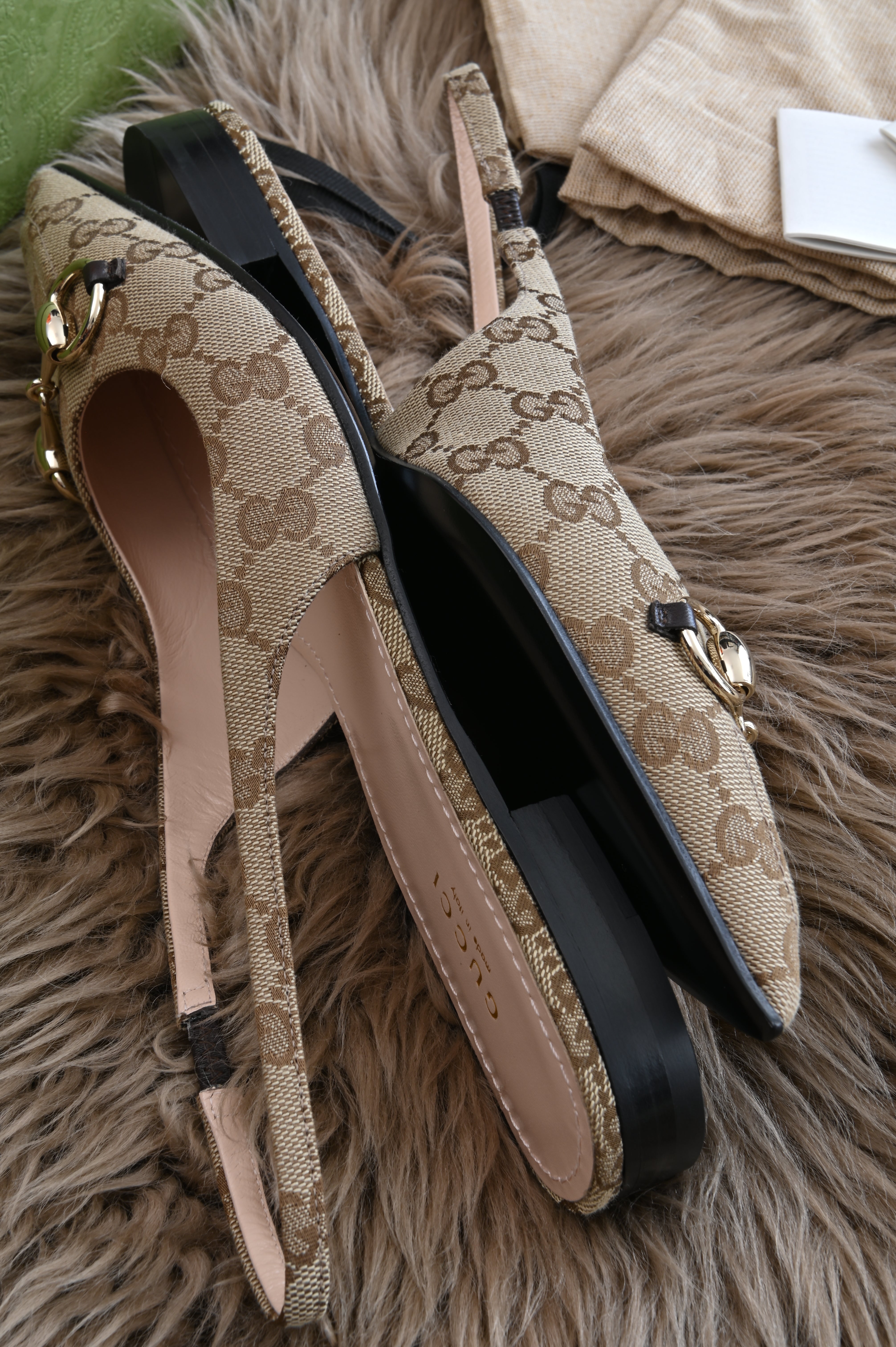 Gucci GG monogram Slingback