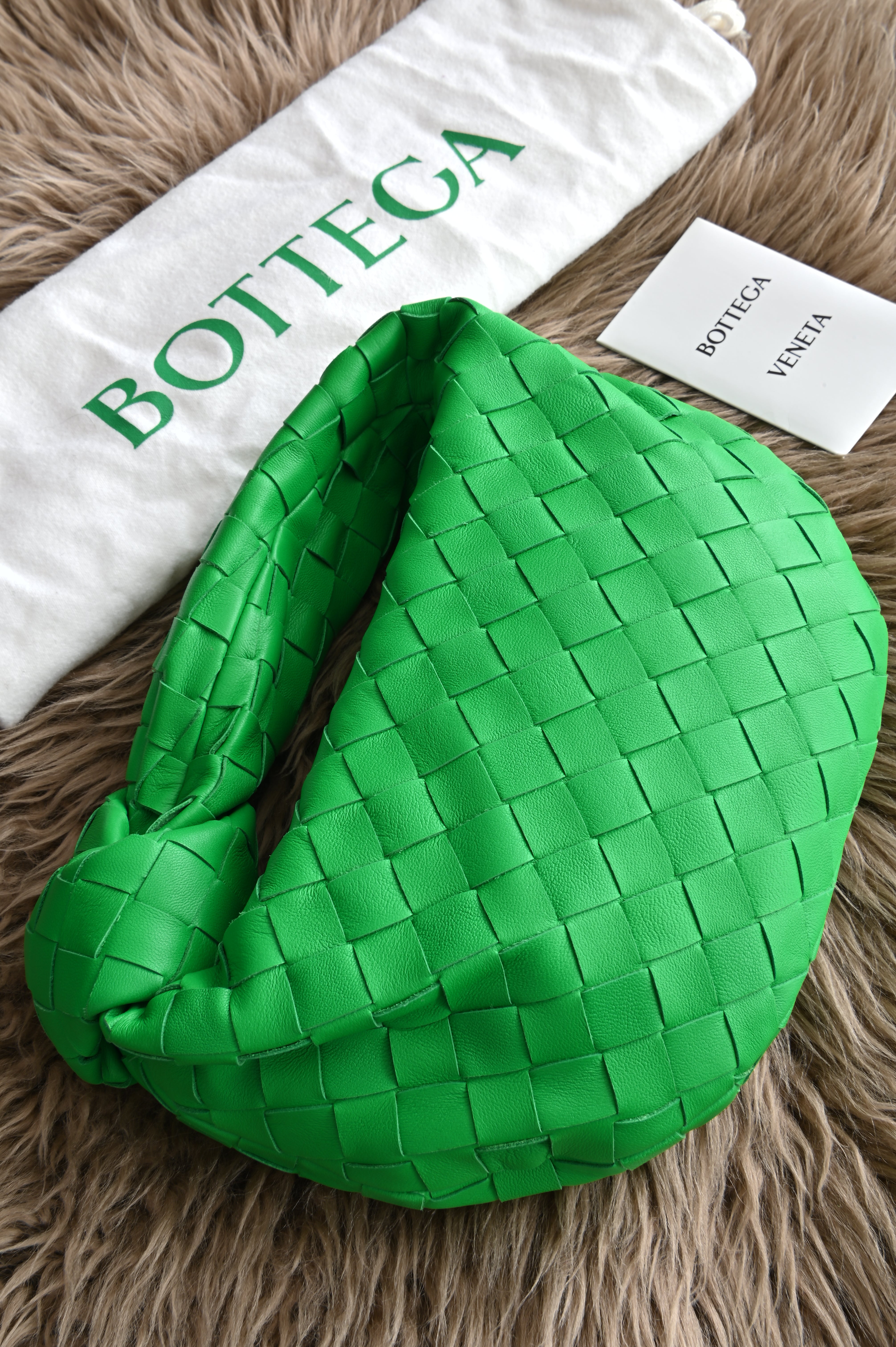 Bottega Venetia Mini Jodie in Parakeet green