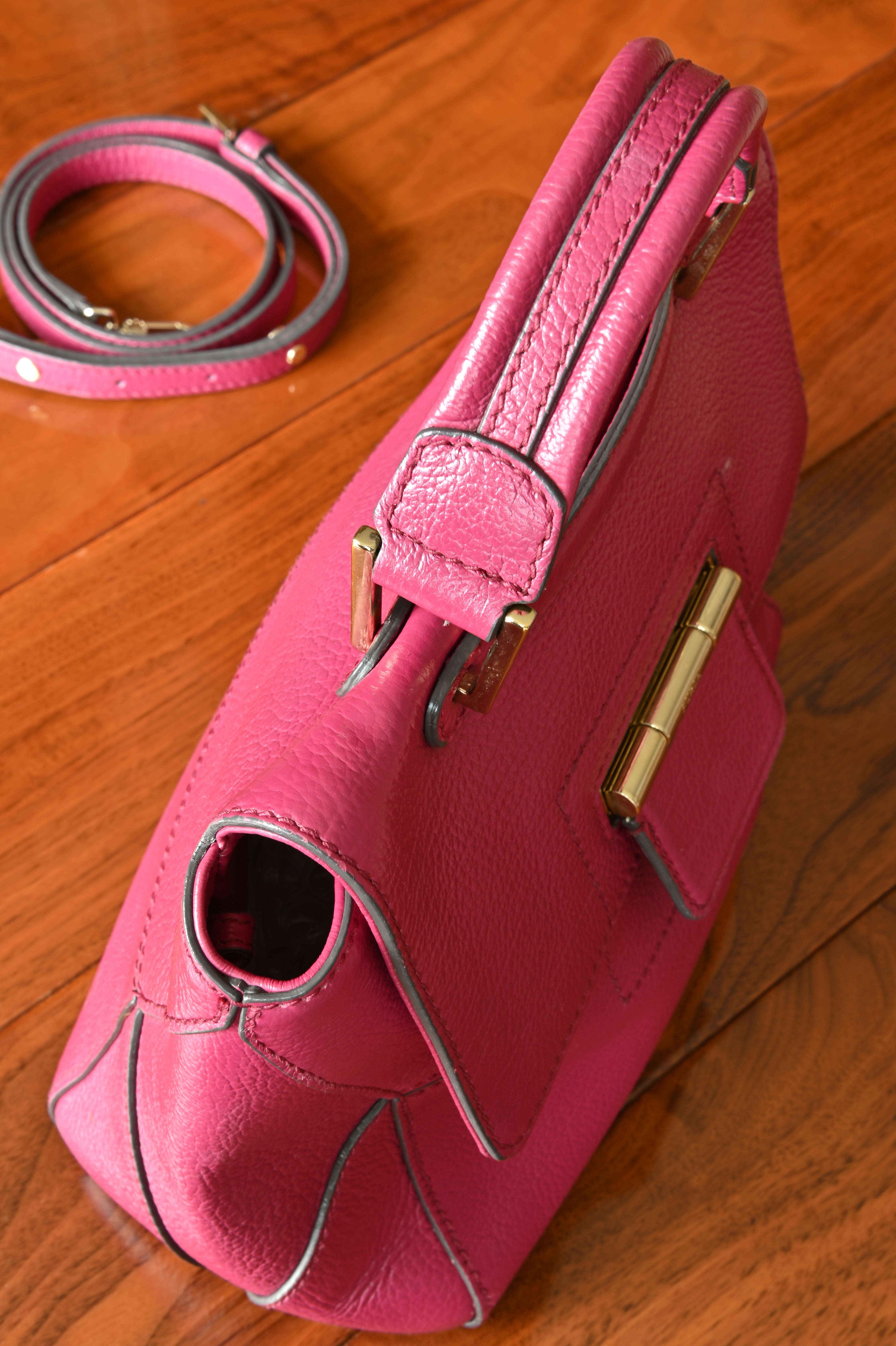 Furla Pink Artesia Bag top