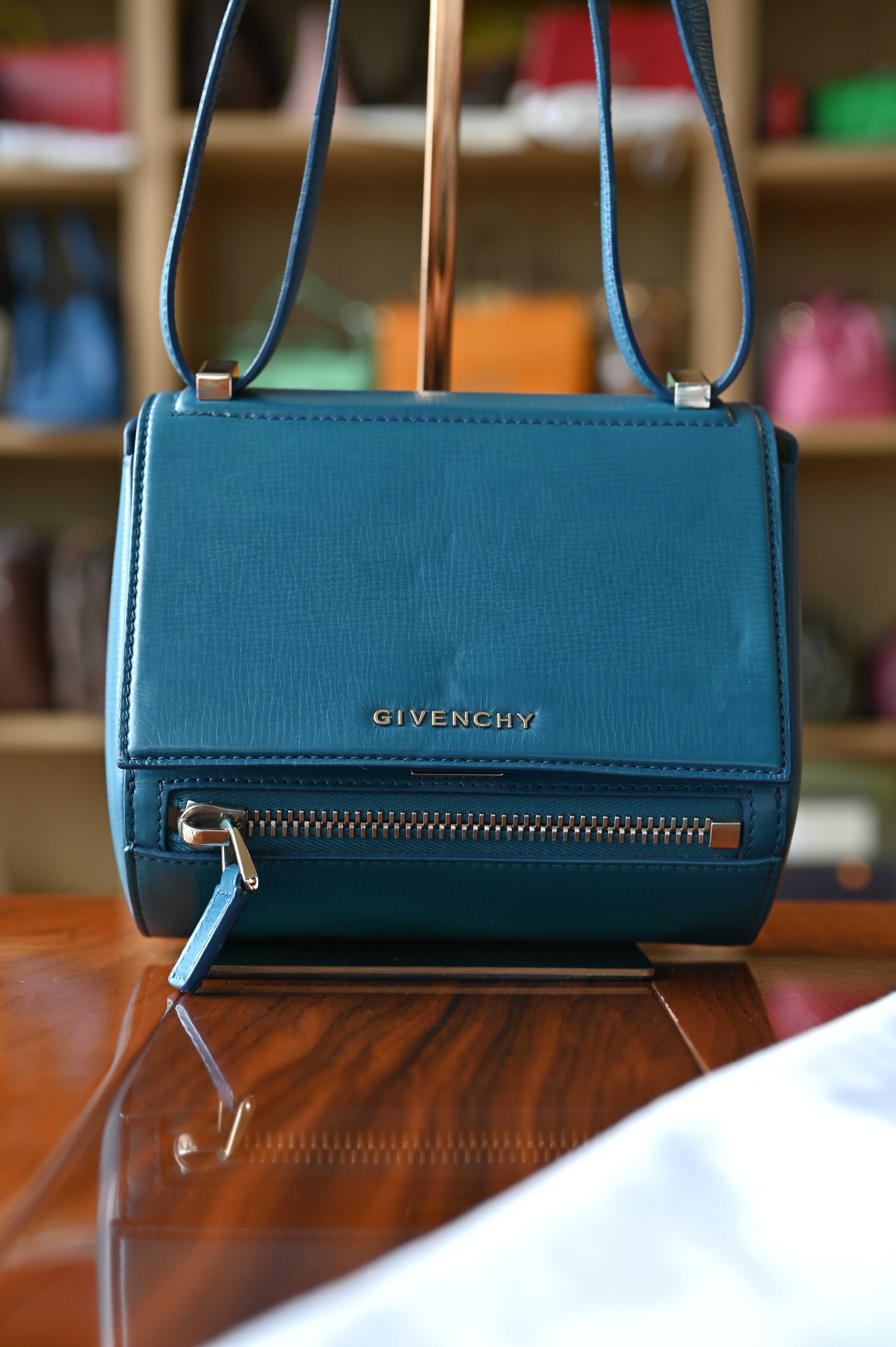 Givenchy Turquoise Pandora Box Bag