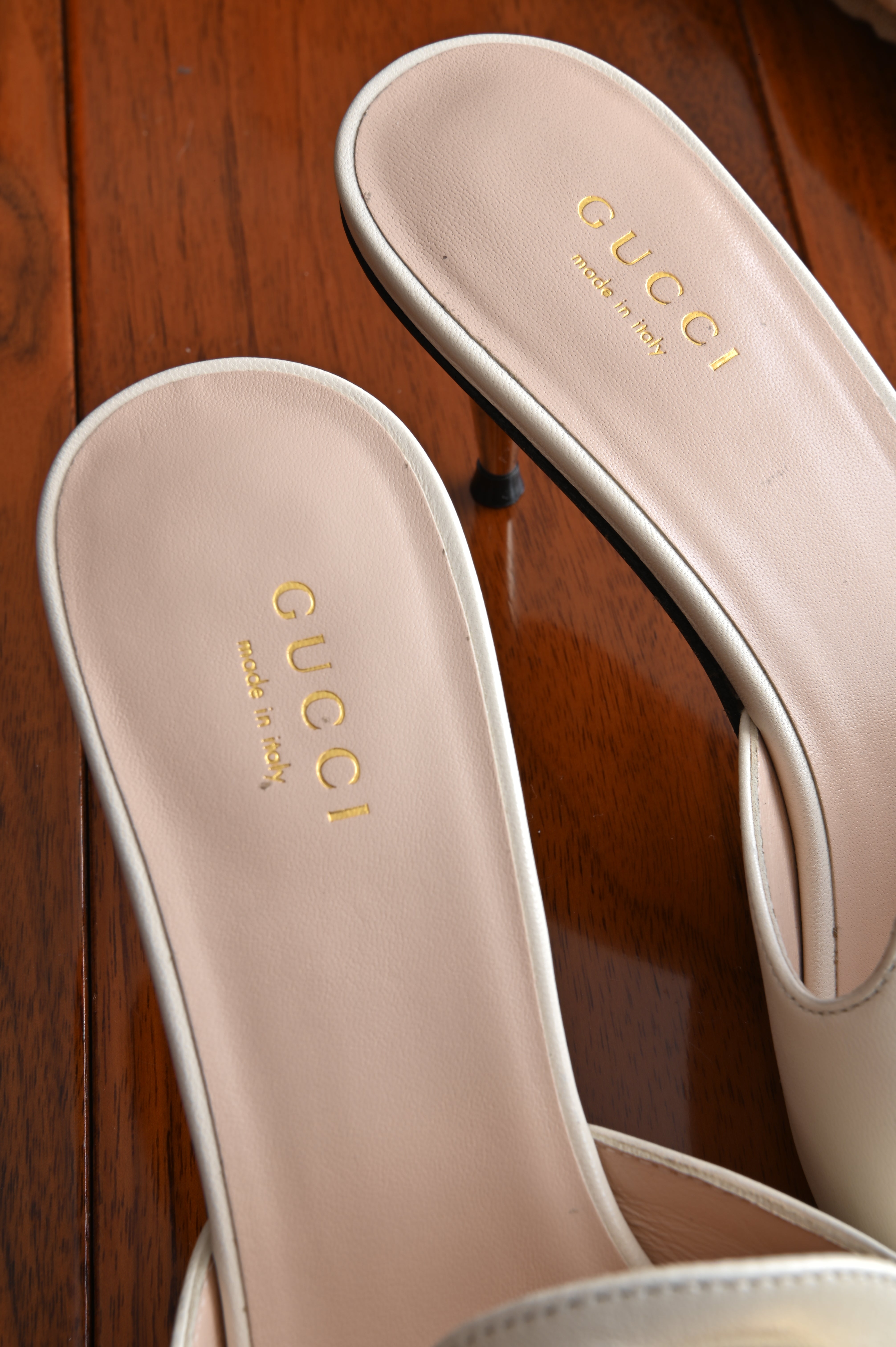 Gucci Blondie GG Open Toe heeled sandals logo two