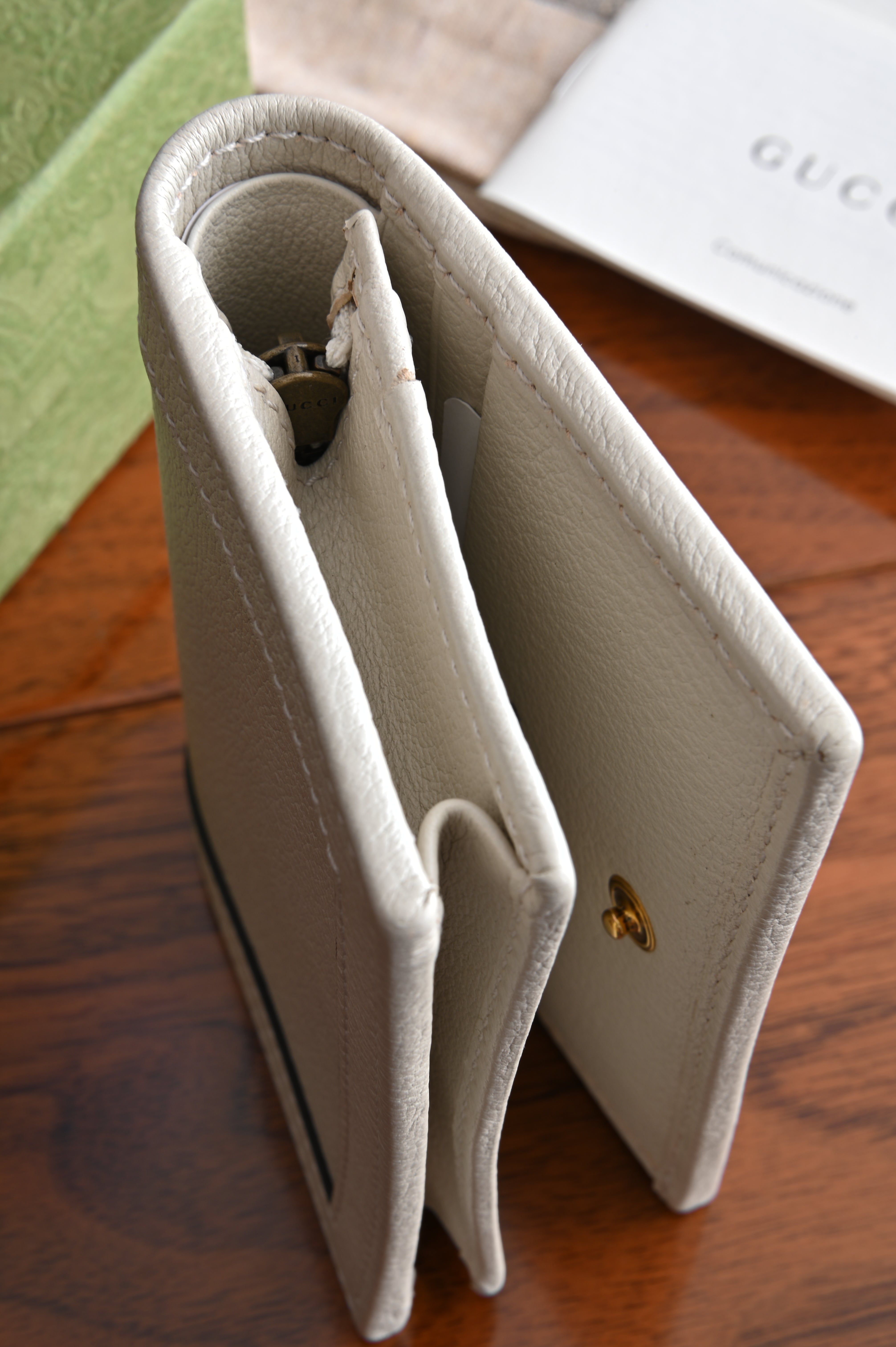 Gucci Diana Compact Leather Wallet side