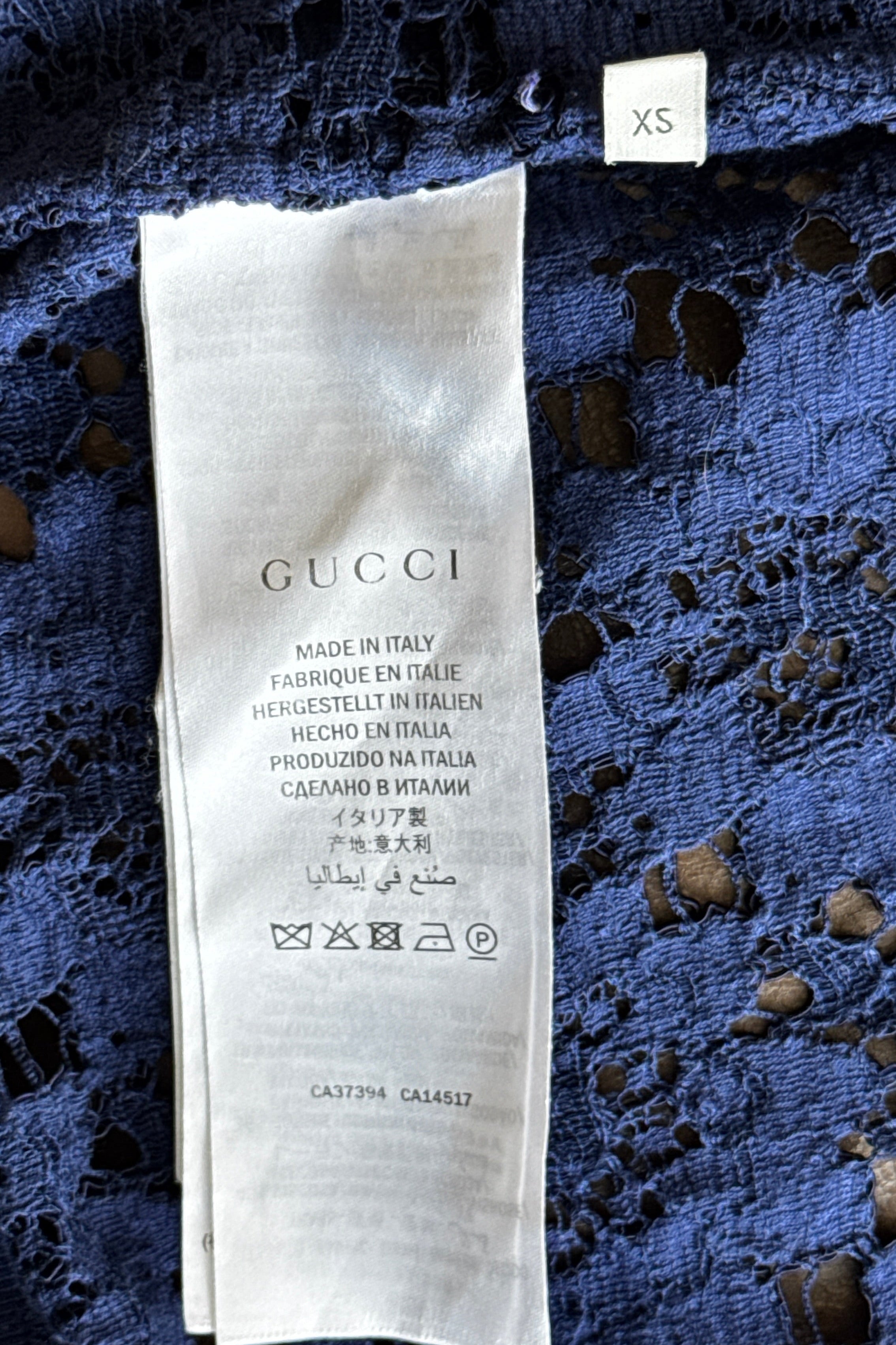  Gucci Floral Guipure Lace Track Jacket info