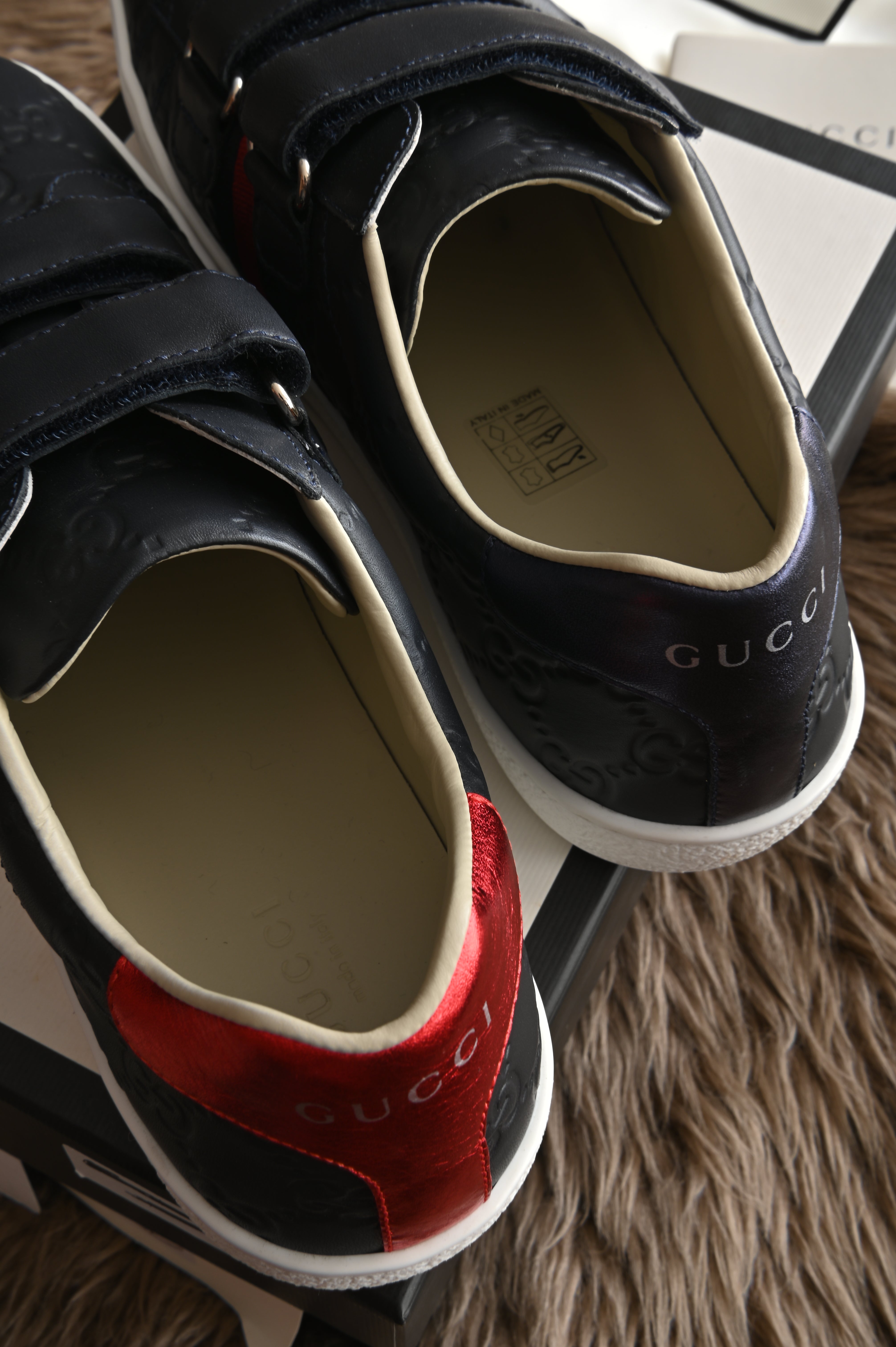 Gucci GG Ace Velcro Sneakers back