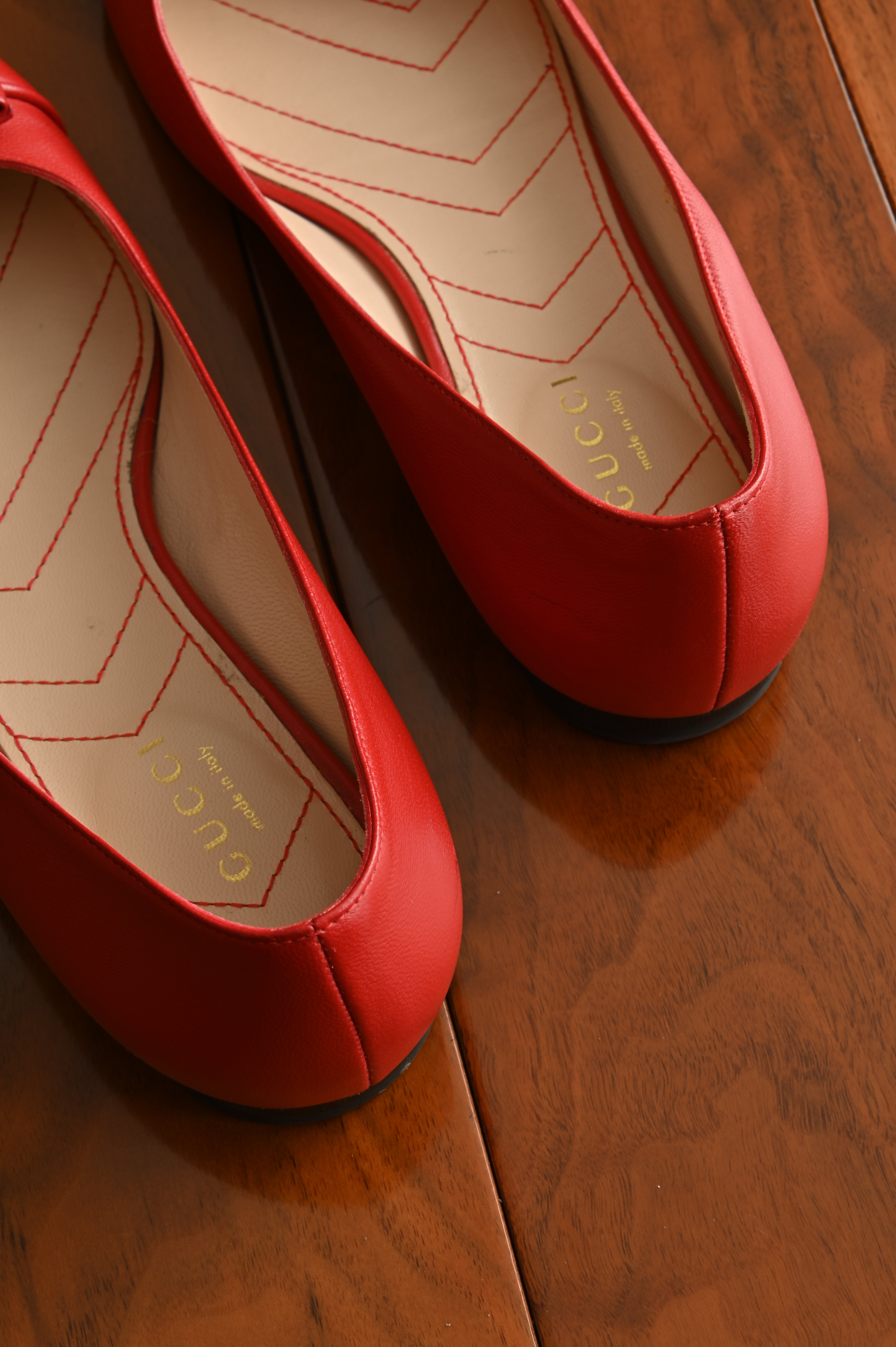 Gucci Marmont Ballerina Flats back