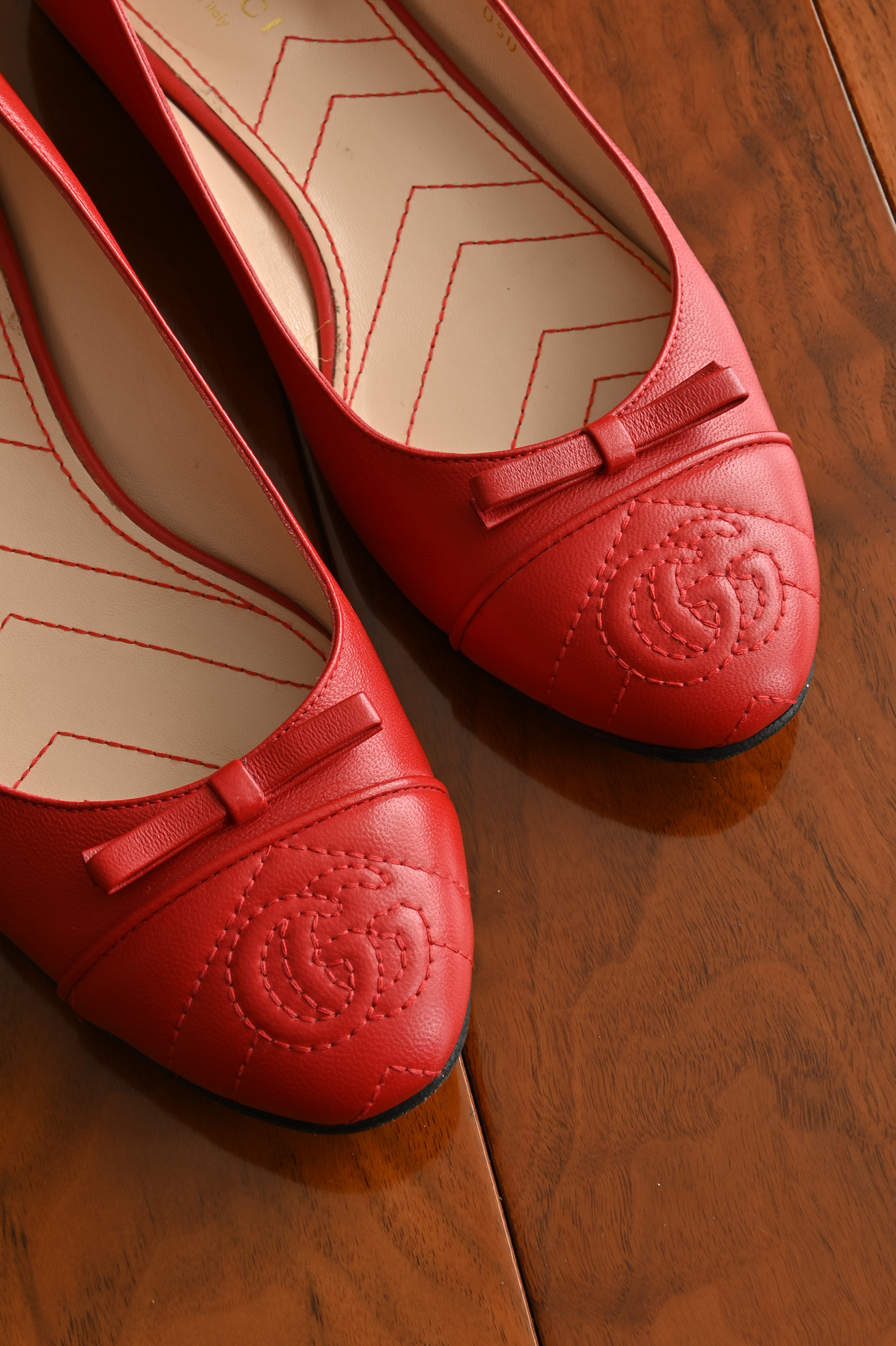 Gucci Marmont Ballerina Flats detail