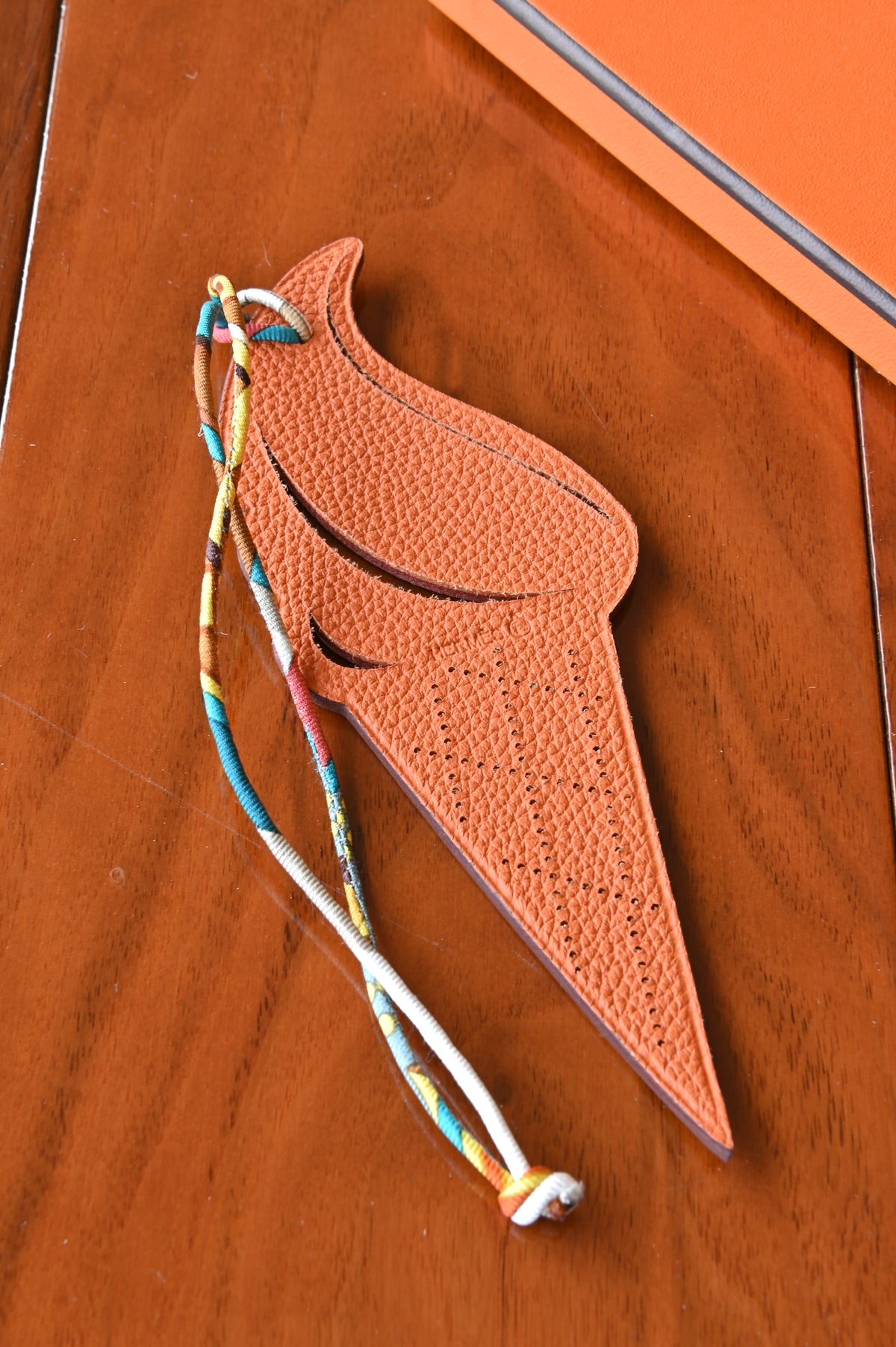 Hermes Orange 2D Ice Cream Charm