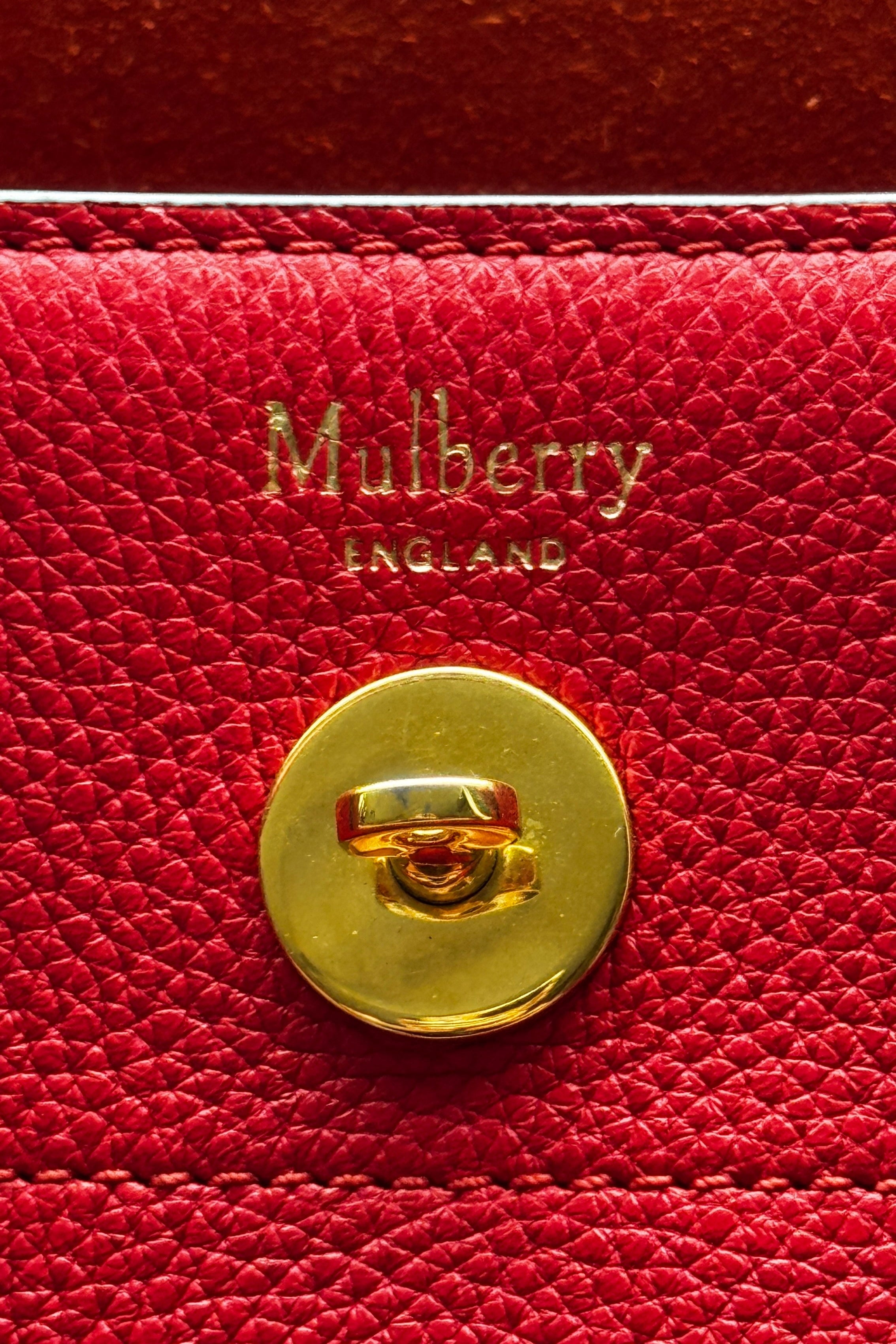 Mulberry Red Bayswater Tote Bag