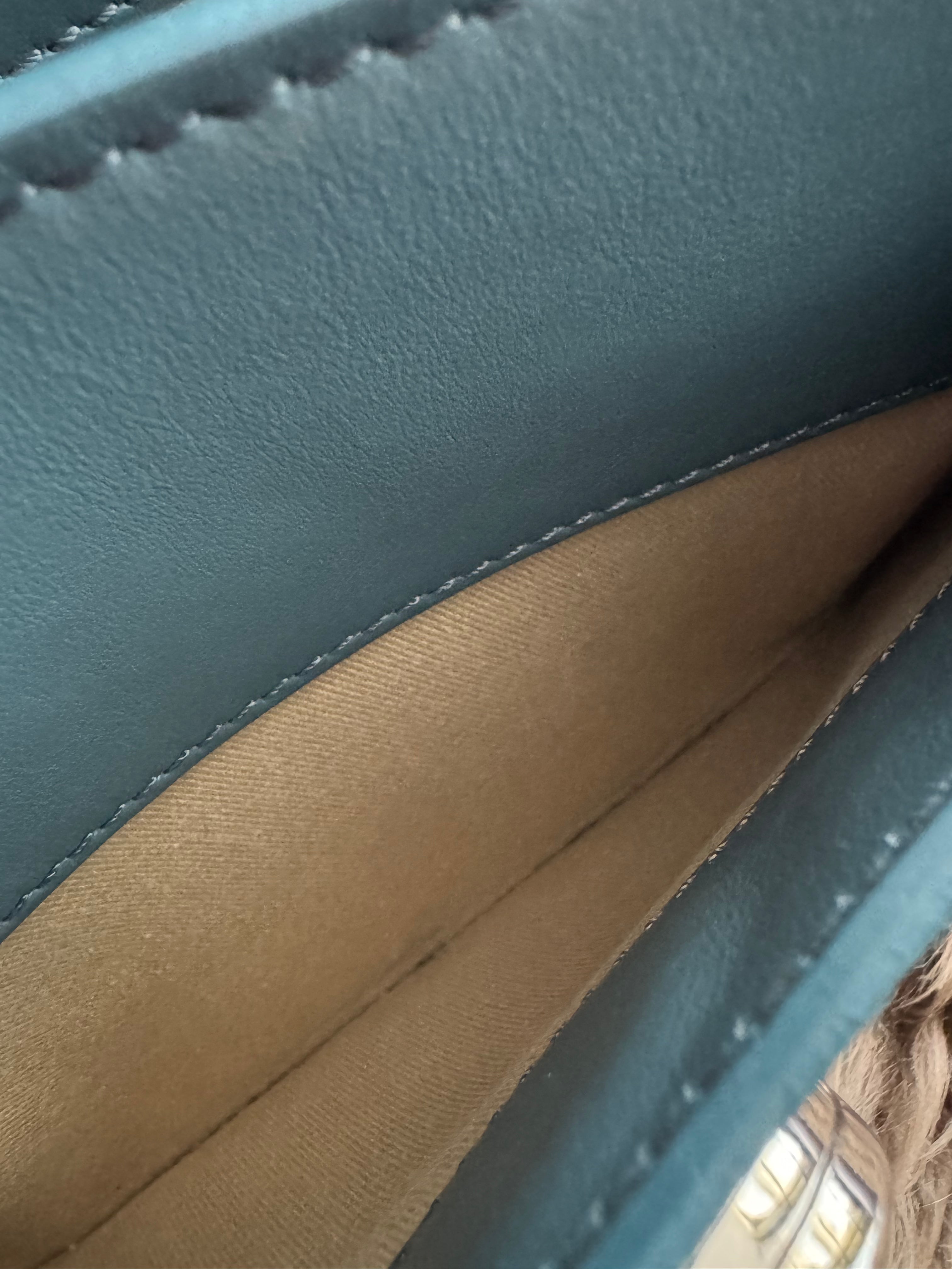 Chloe Tess Day Bag in Teal Blue