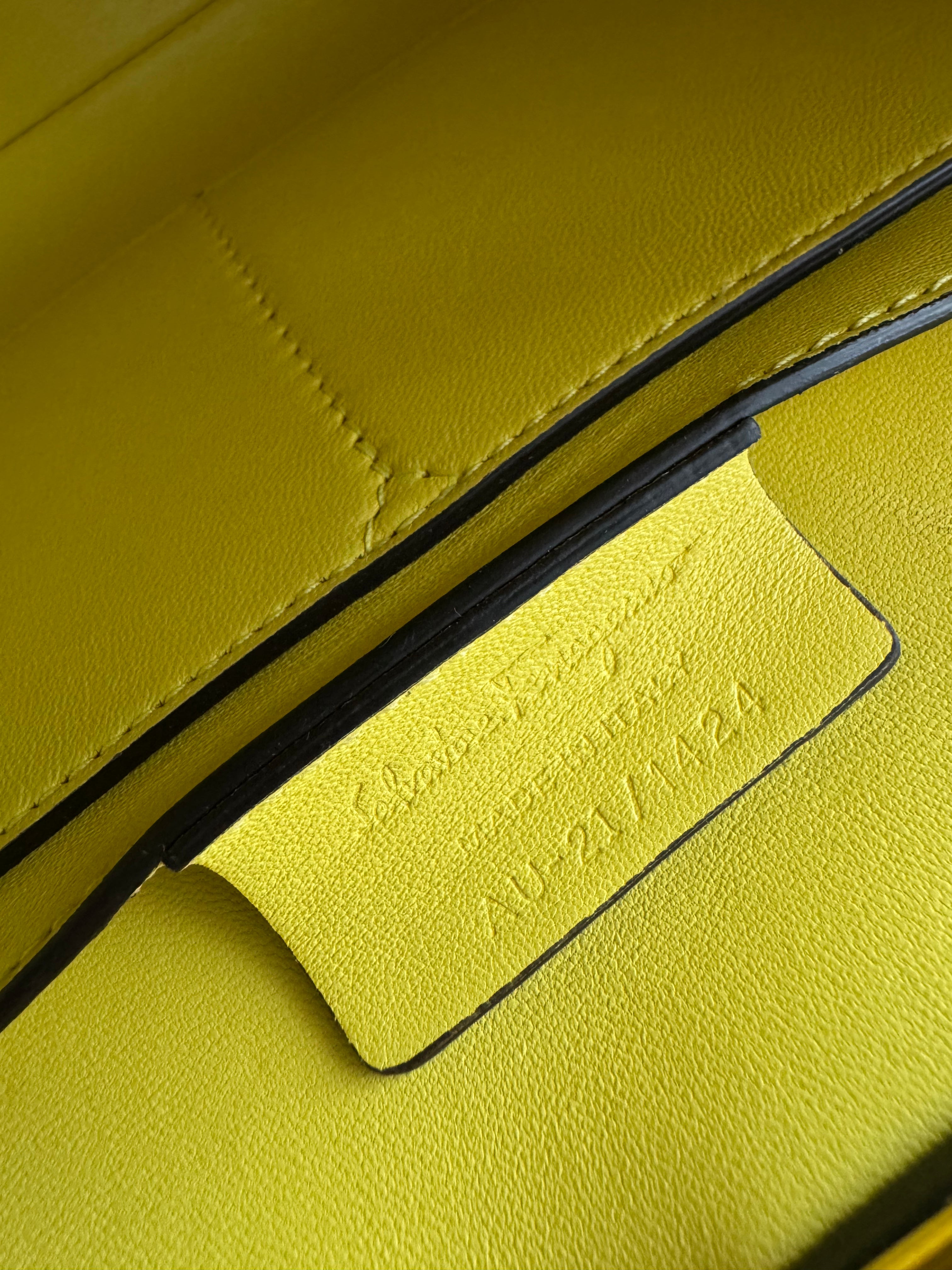 Salvatore Ferragamo Studio Box in Yellow