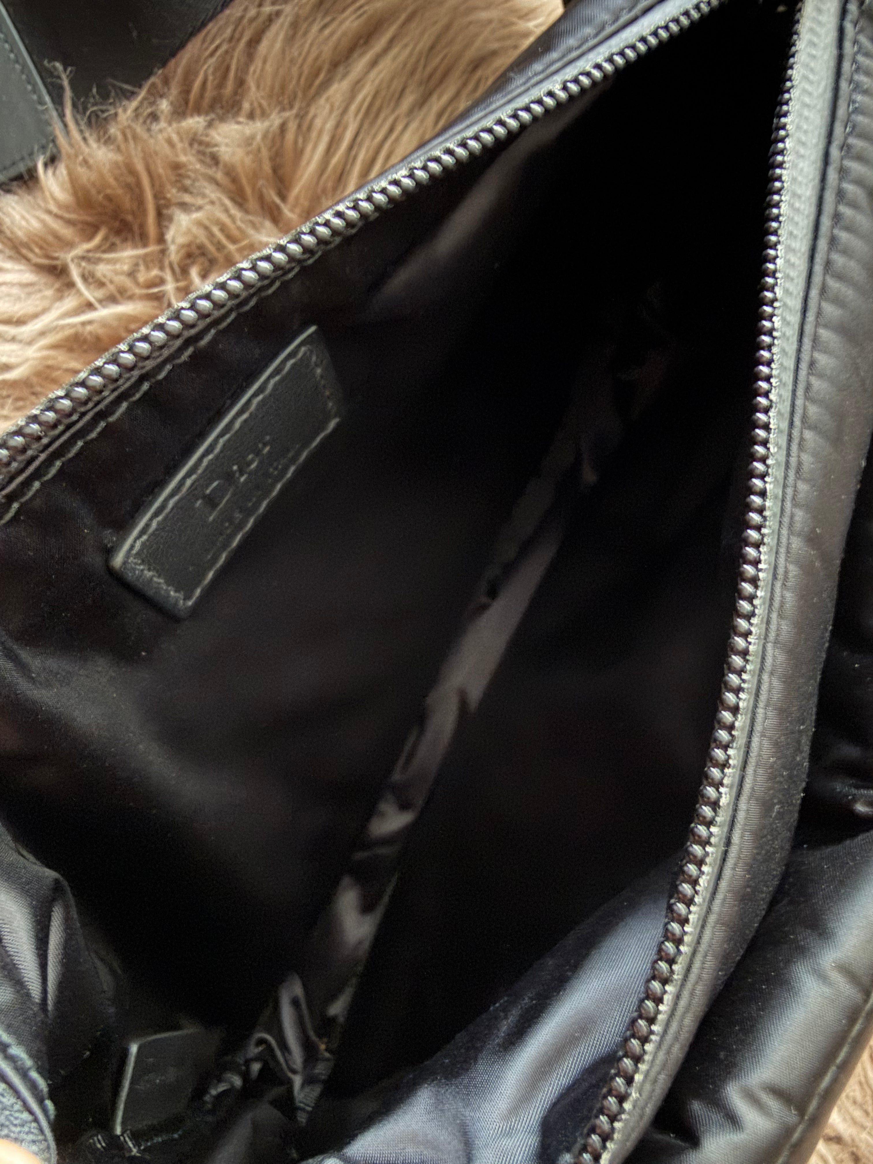 Dior Homme Saddle body belt bag in black nylon