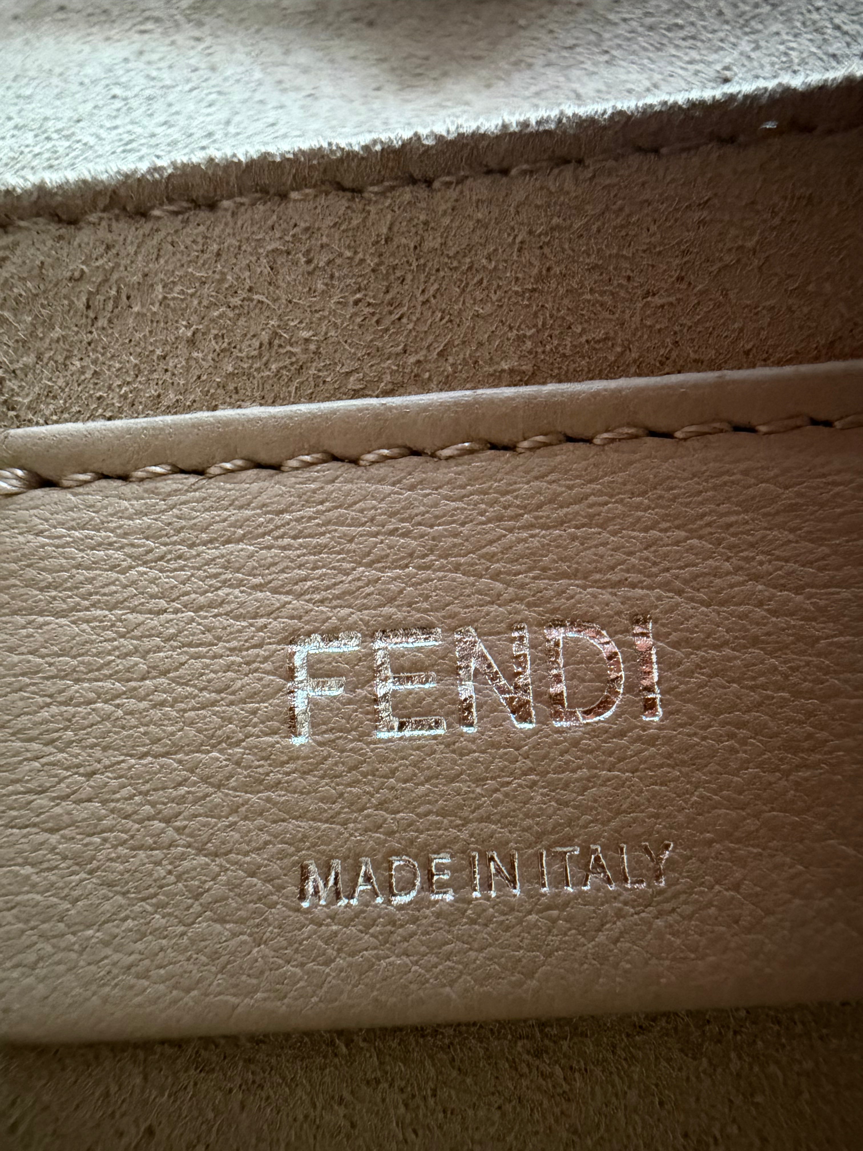Fendi Shearling Medium Forever Kan I shoulder bag