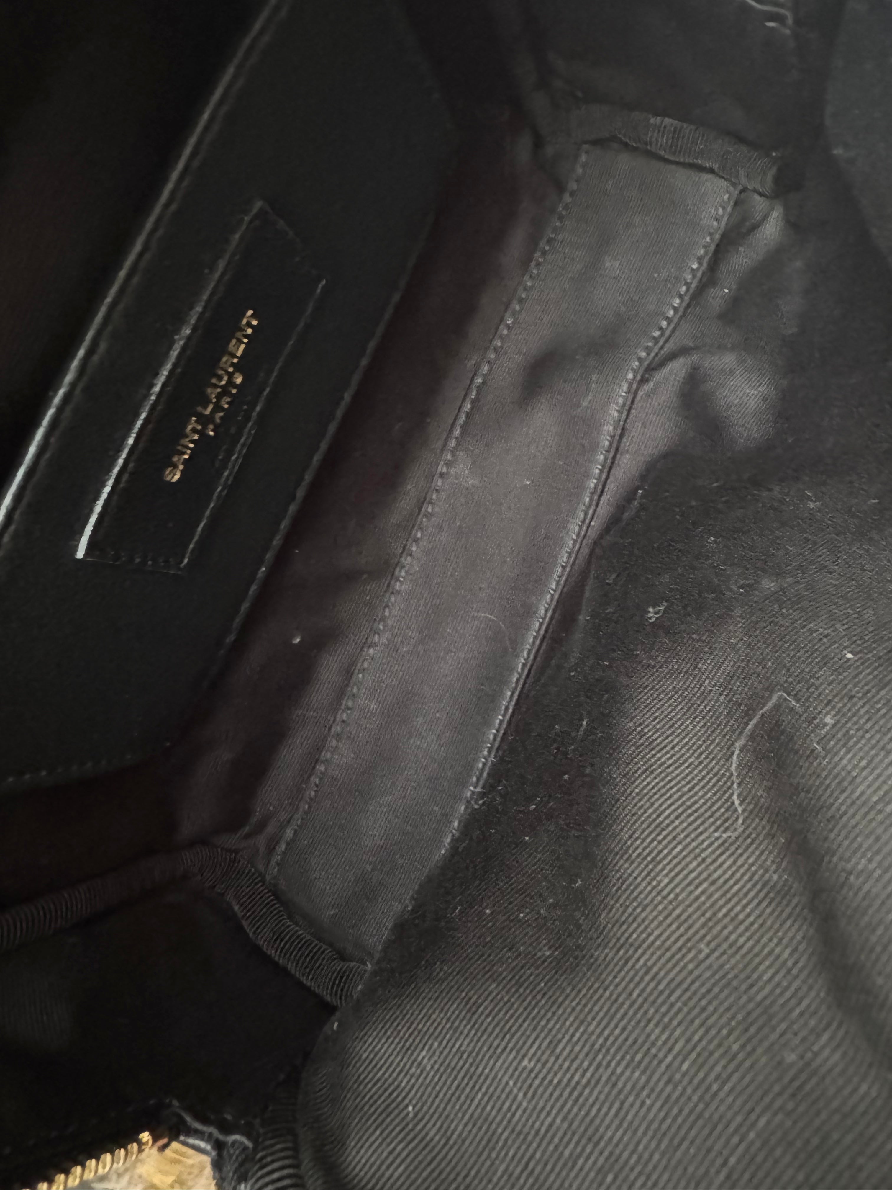 Saint Laurent cassandre matelassé carré camera bag in lambskin