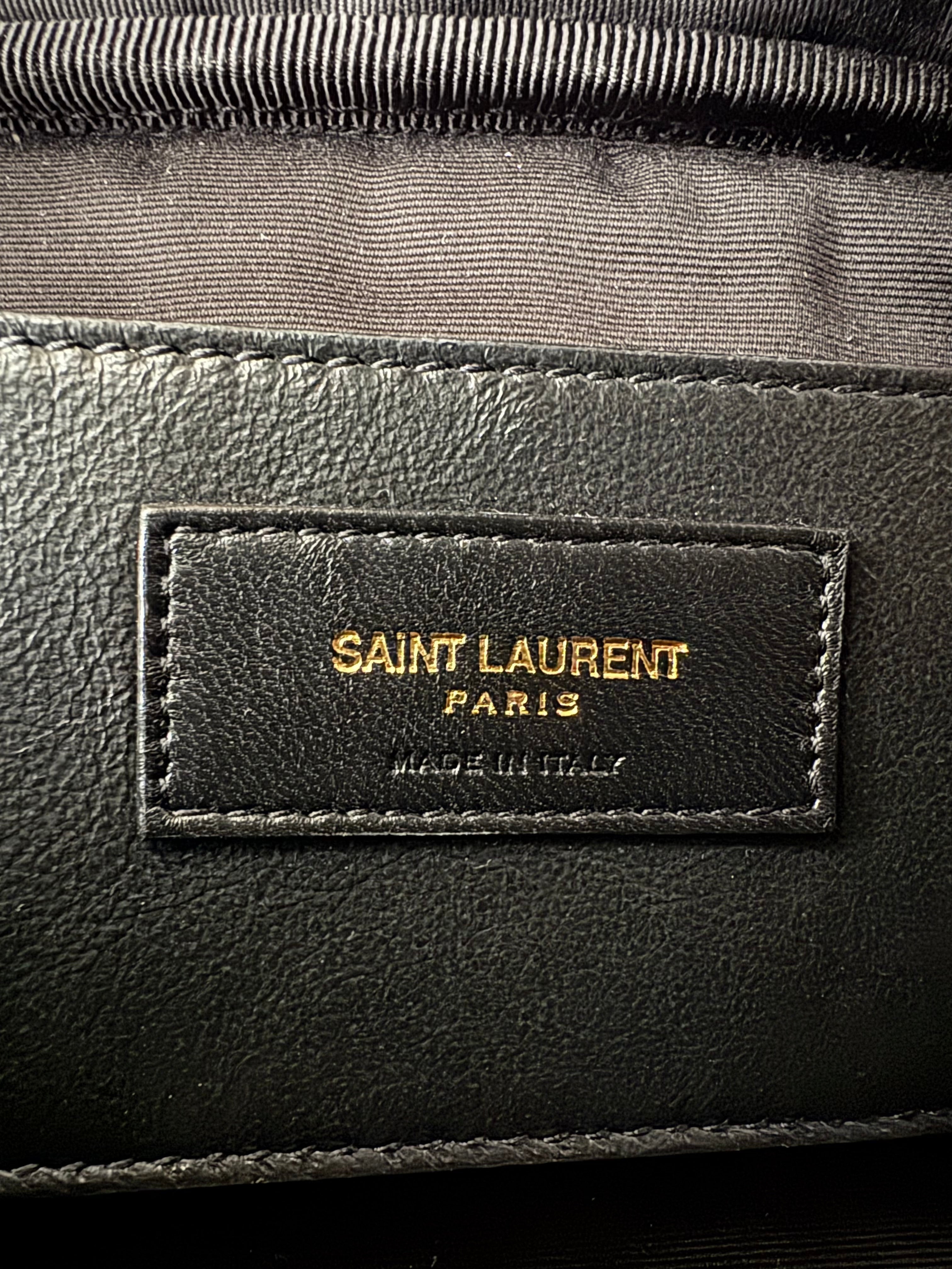 Saint Laurent cassandre matelassé carré camera bag in lambskin