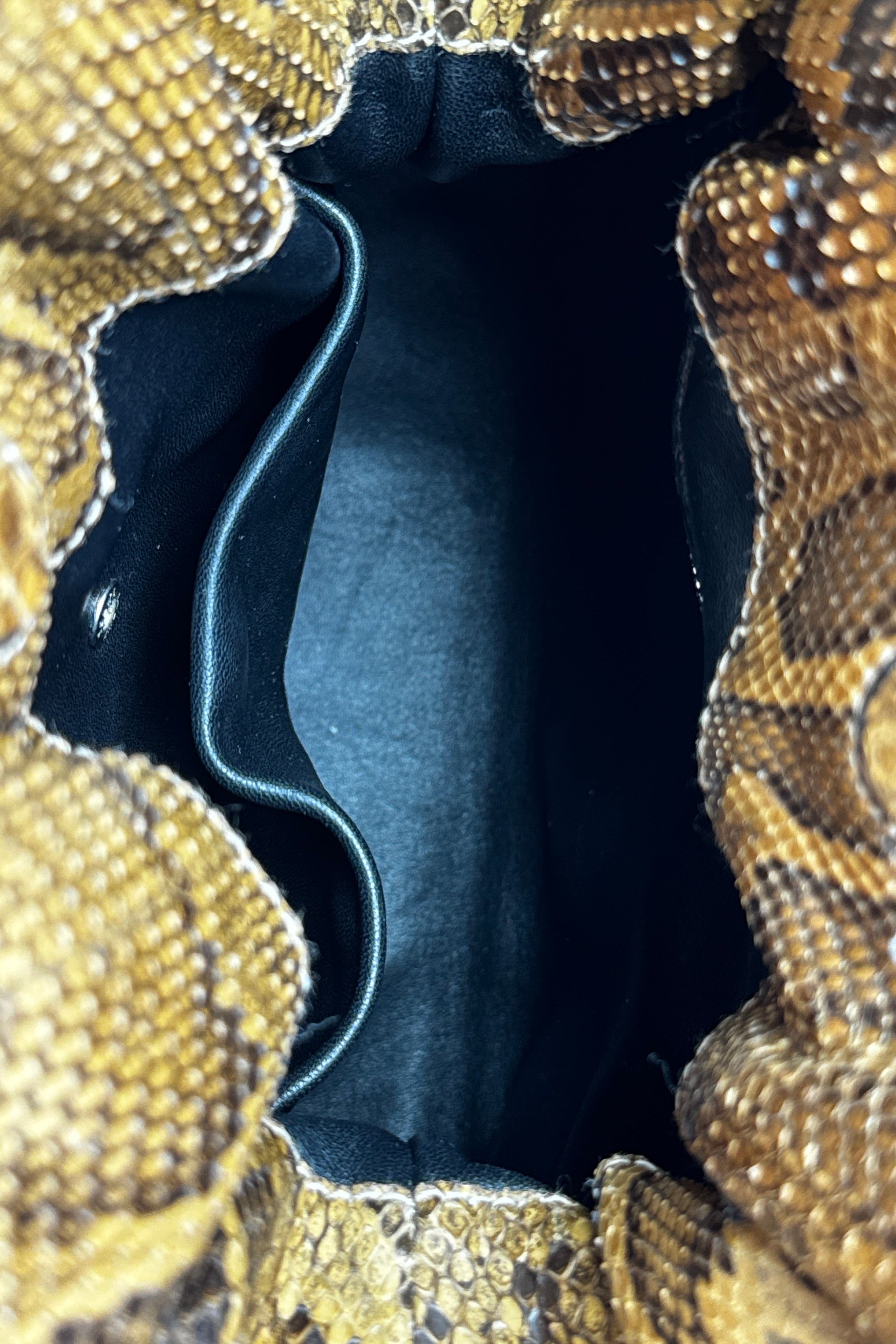 Loewe Flamenco Python Knot Tote Bag inner