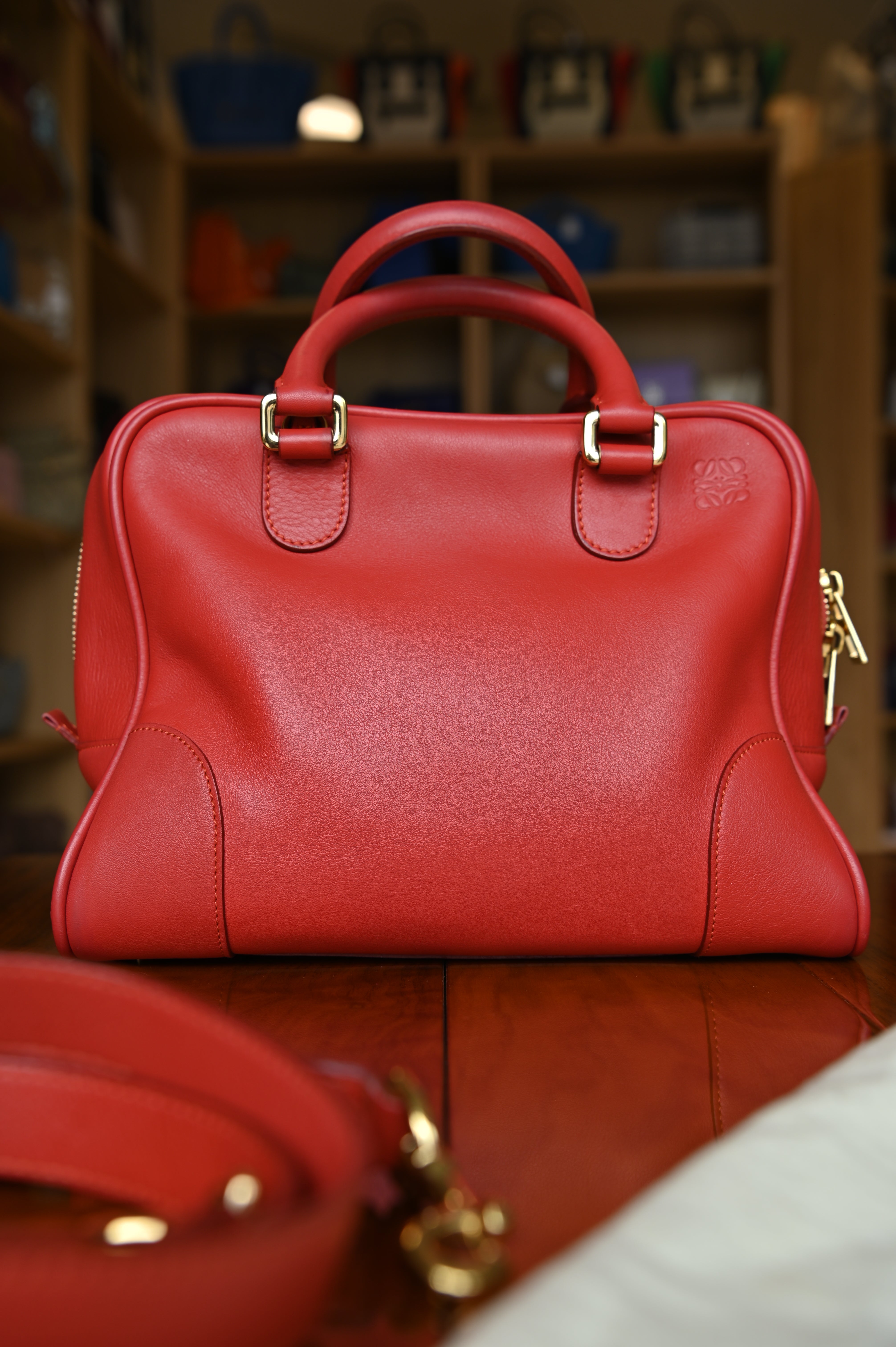 Loewe Pink Leather Bag