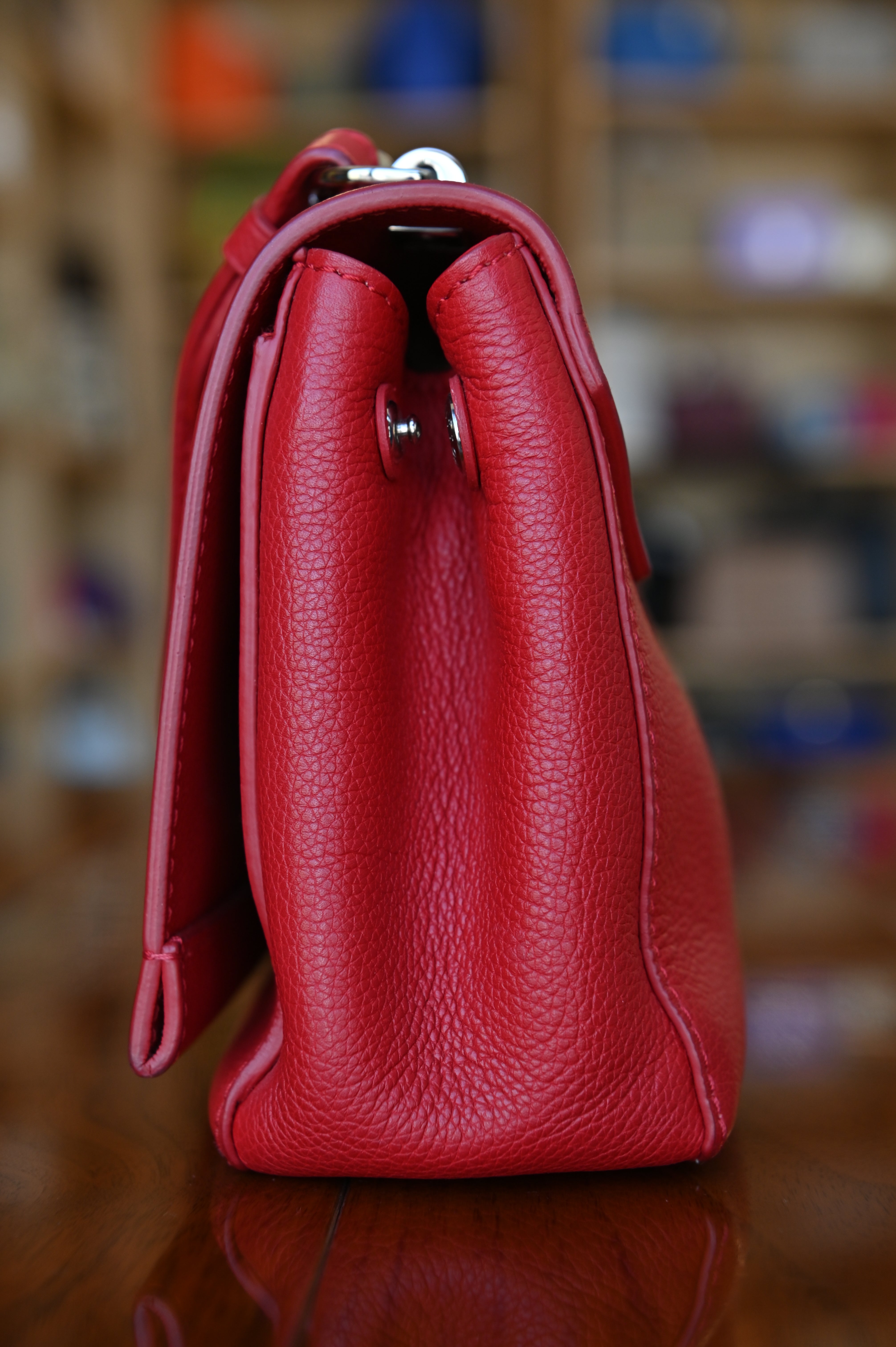 Louis Vuitton Red Lockme Crossbody Bag left