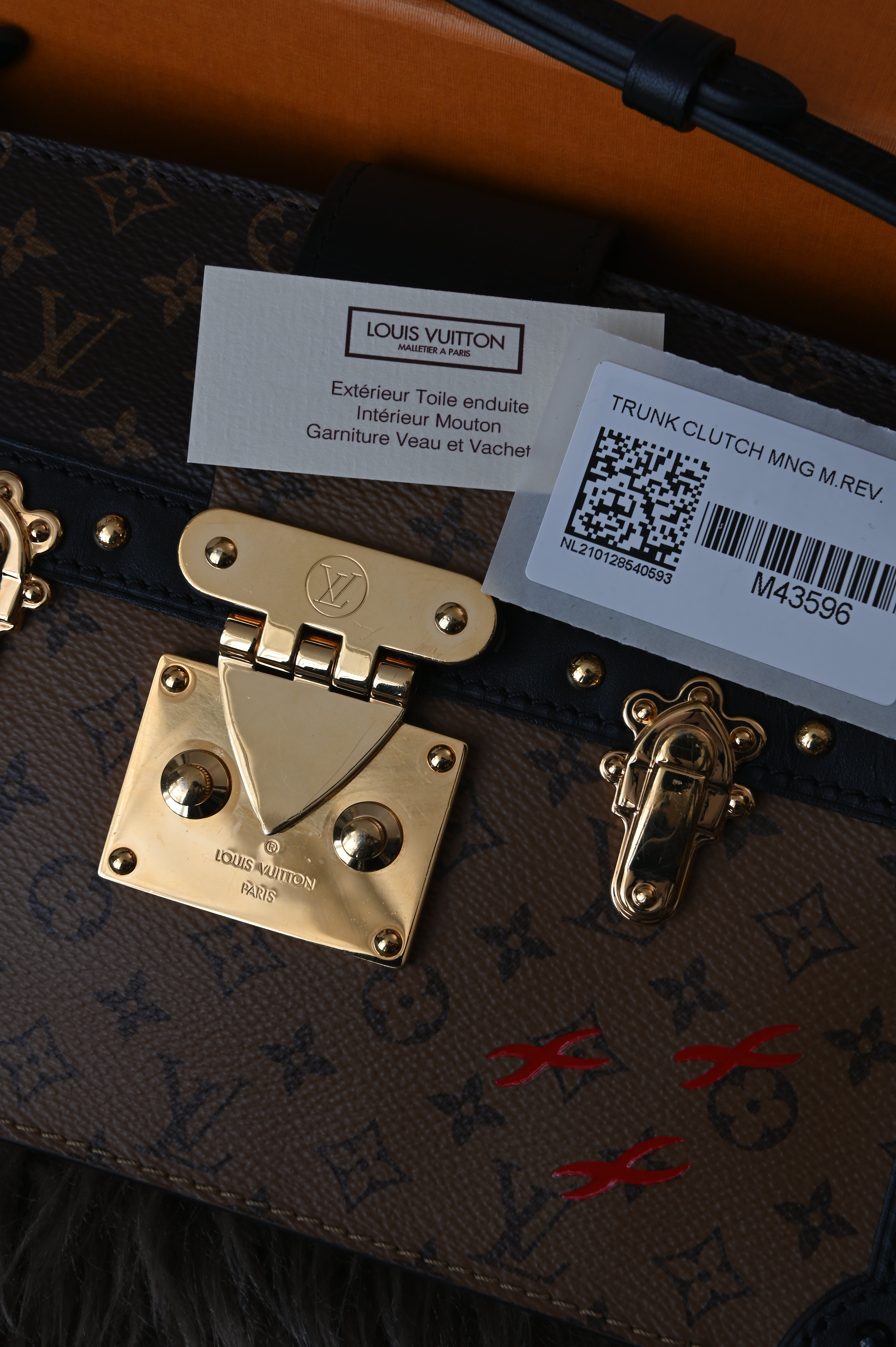 Louis Vuitton Trunk Clutch MNG M.Rev corner detail
