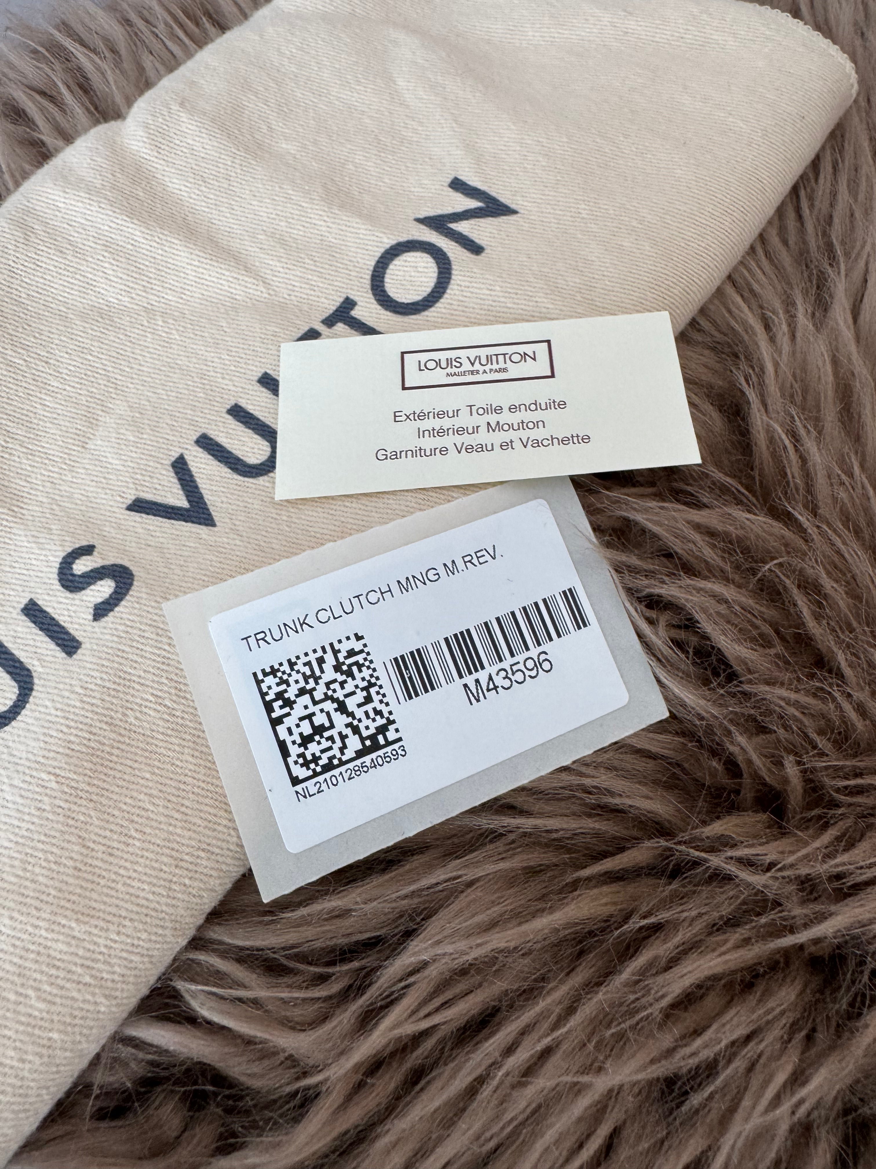 Louis Vuitton Trunk Clutch MNG M.Rev corner detail cards