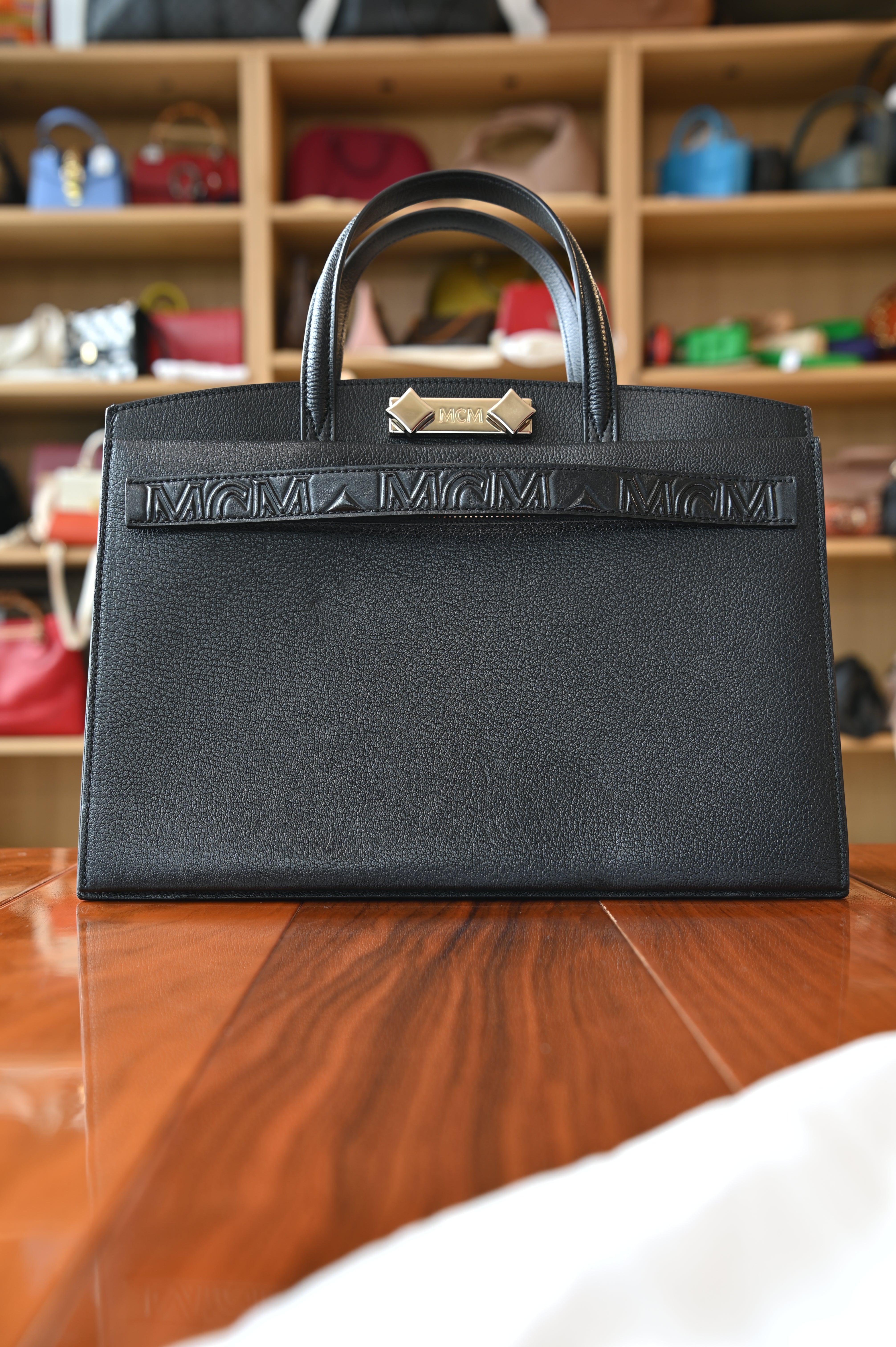 MCM Black Tote Bag